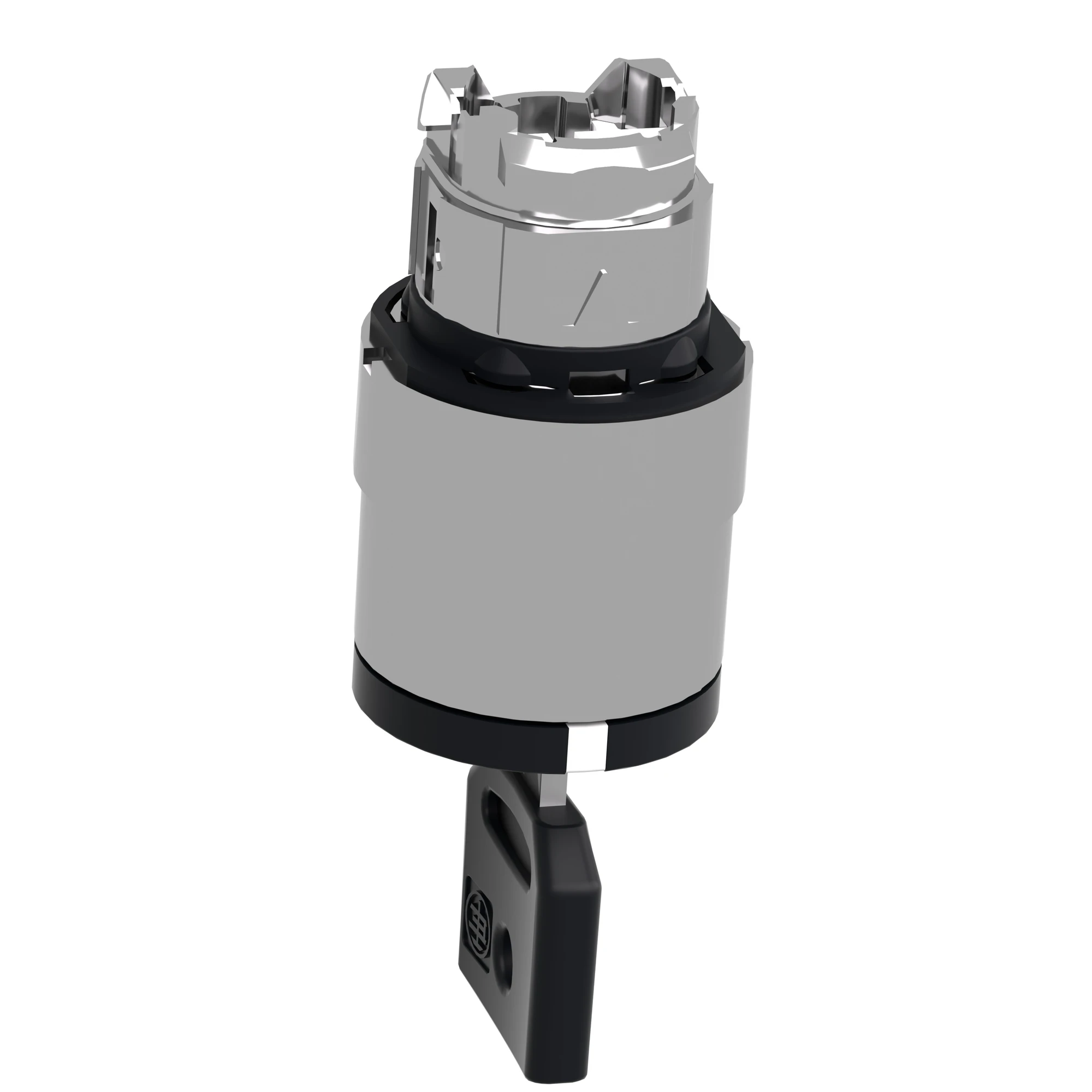 Schneider Electric ZB4BG9 Key switch, front element, Harmony XB4, metal, 22mm, black, 3 positions, latching (img_007)