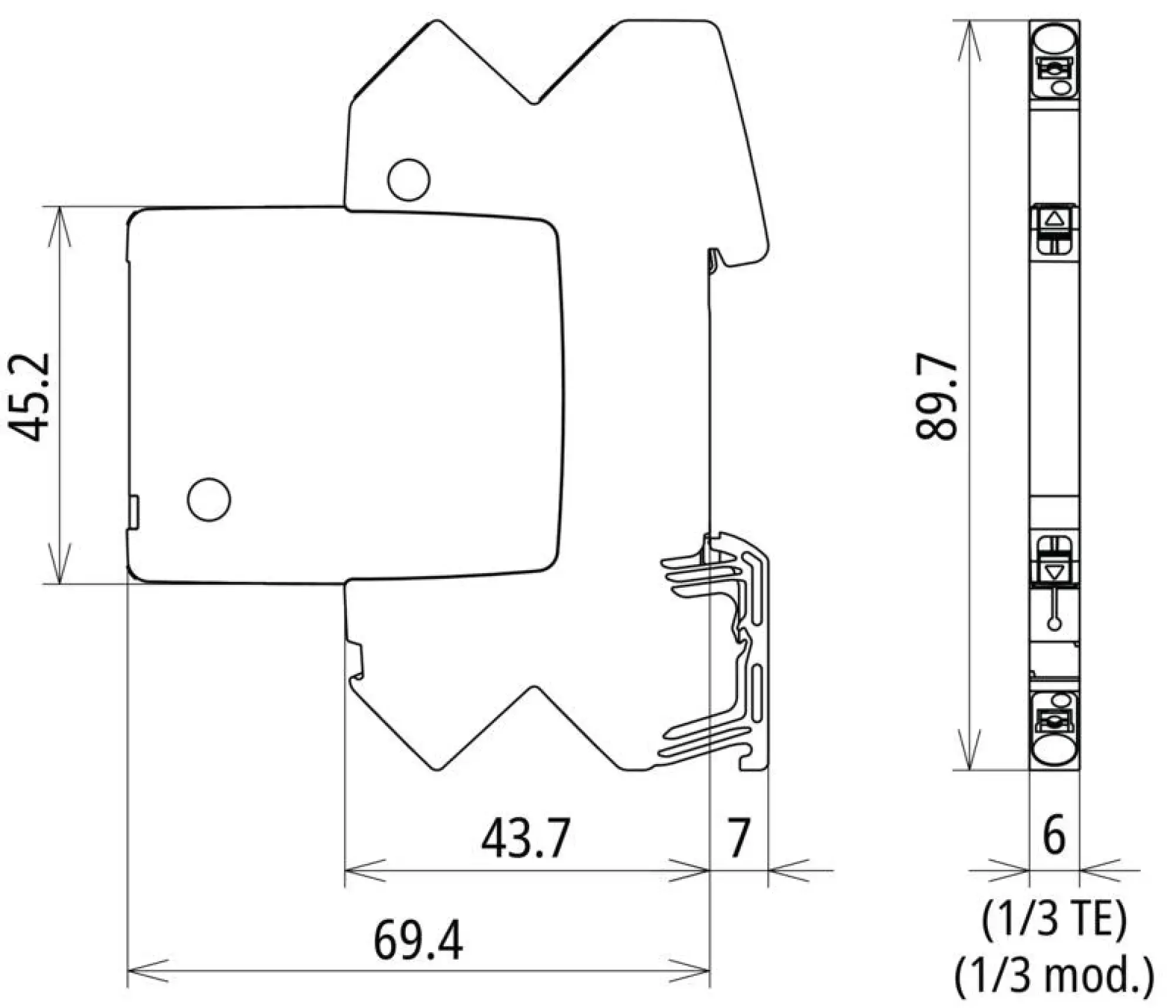Dehn 927280 Modularer UeS-Ableiter fuer 1 Doppelader BLITZDUCTORconnect mit Defektanzeige (img_002)