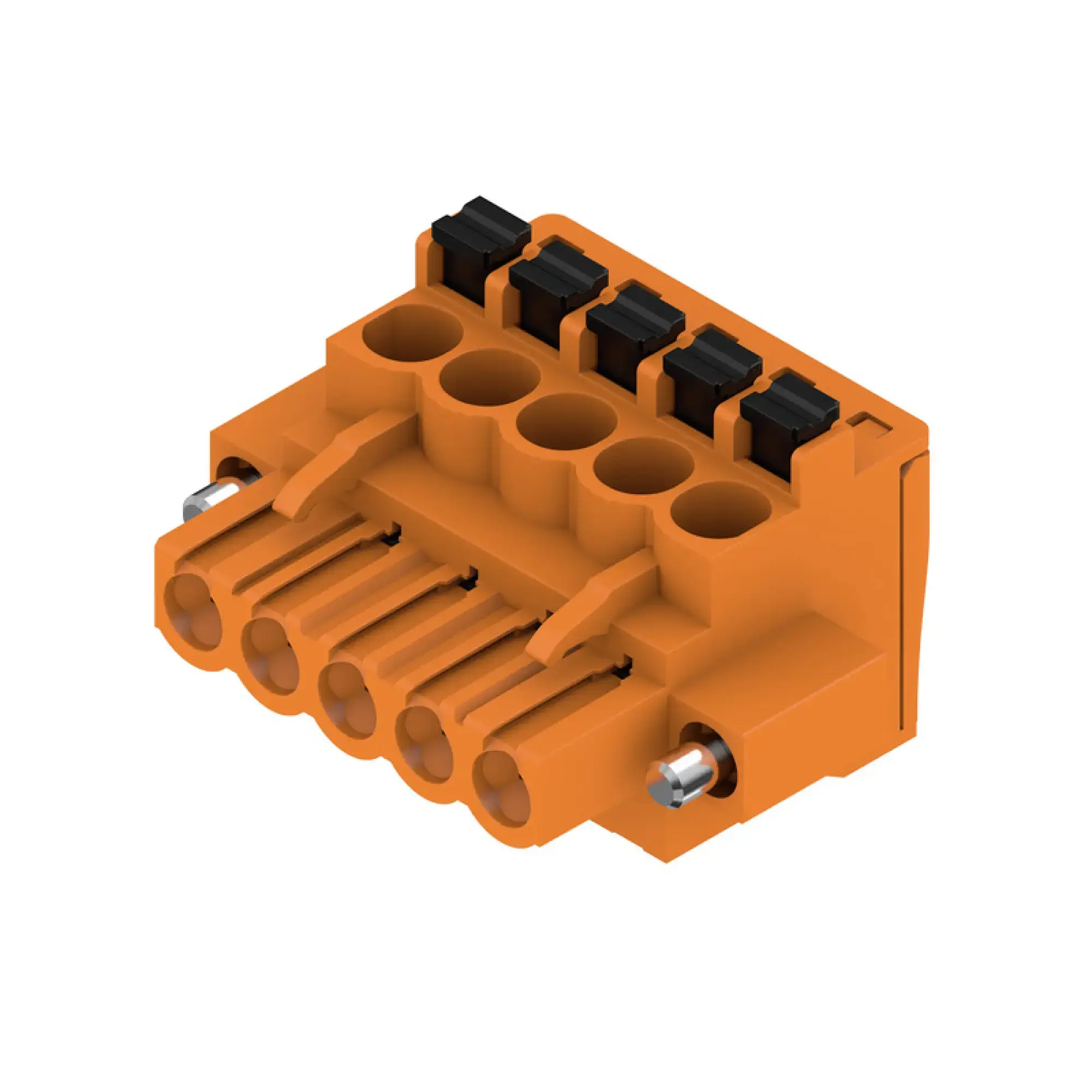 Weidmüller 1002120000 PCB connector (wire connection), 320 V, 24 A, Pitch in mm: 5.08, 3.31 mm², Number of poles: 5, PUSH IN with actuator, Box (img_001)
