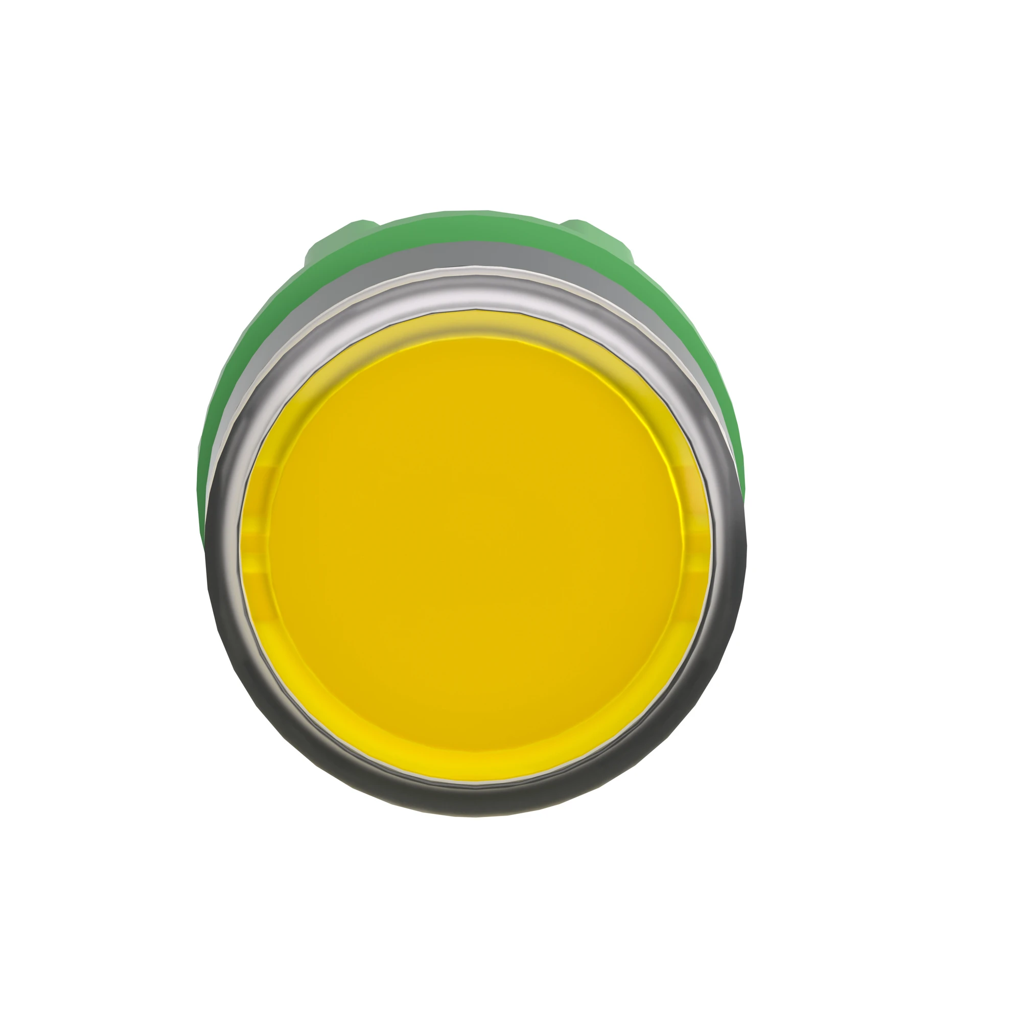 Schneider Electric ZB5AH083 Illuminated push-button, front element, Harmony XB5, plastic, 22mm, yellow, unmarked, for universal LED, latching (img_006)