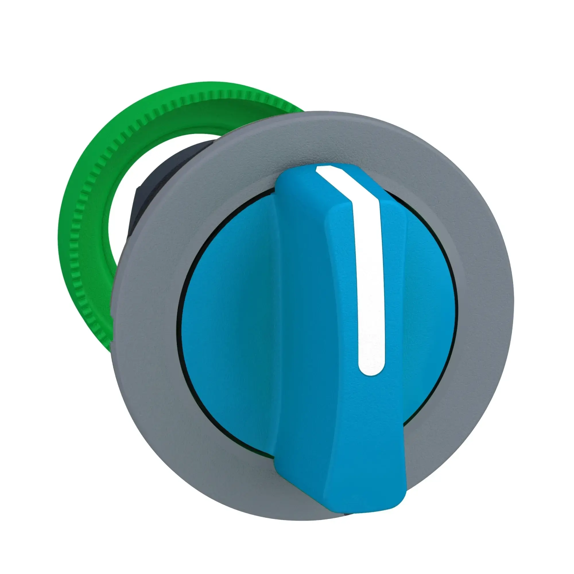 Schneider Electric ZB5FD506C0 Selector Switch, Front Element, Harmony XB5F, Plastic, 30mm, Light Grey, Blue, 3 Positions, Center Fixed (img_002) Schneider Electric ZB5FD506C0 Selector Switch, Front Element, Harmony XB5F, Plastic, 30mm, Light Grey, Blue, 3 Positions, Center Fixed (img_002)