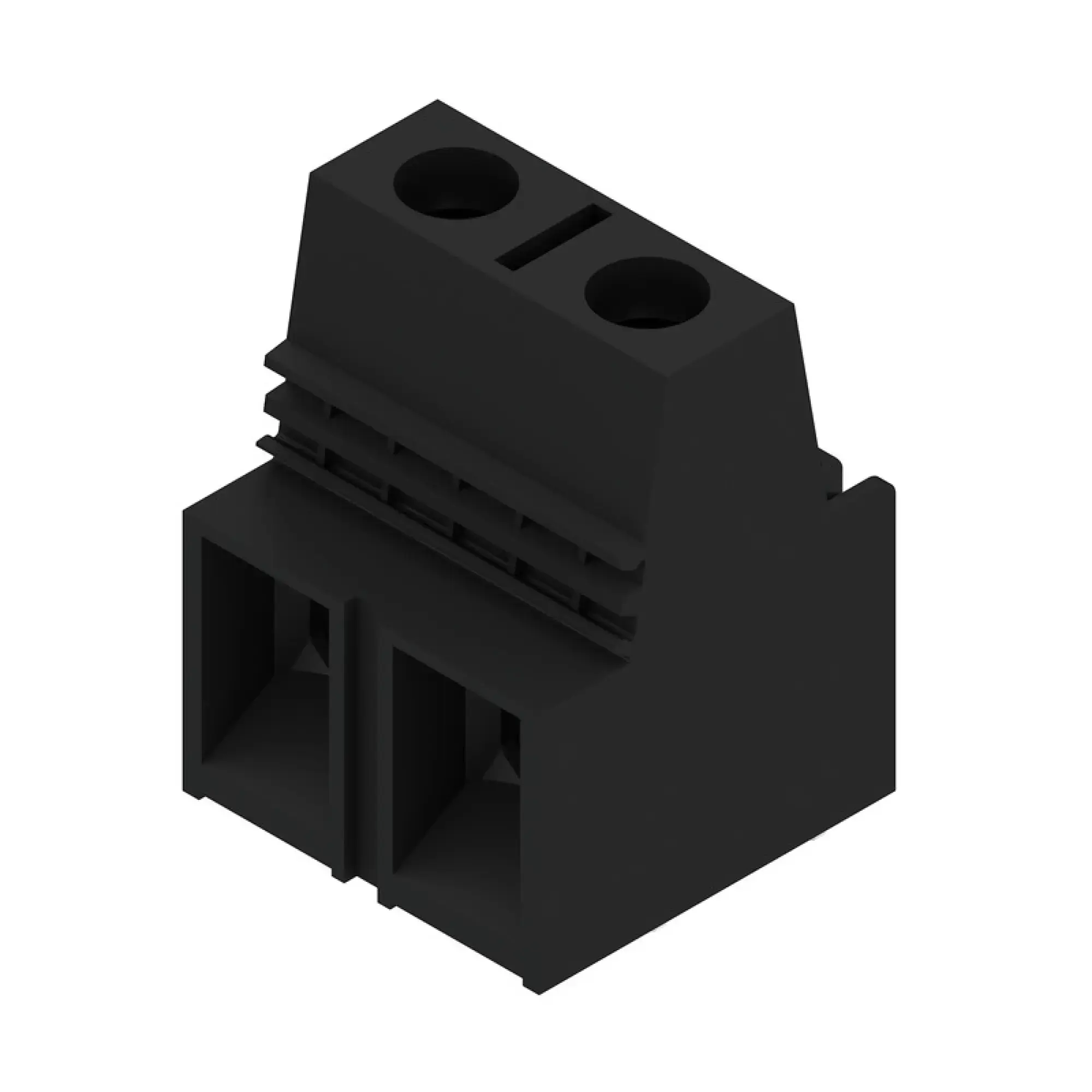 Weidmüller 1226470000 PCB terminal, 1000 V, 101 A, Pitch in mm: 15.00, 25 mm², Number of poles: 2, Clamping yoke connection, THT solder connection, 90°, Box (img_001)