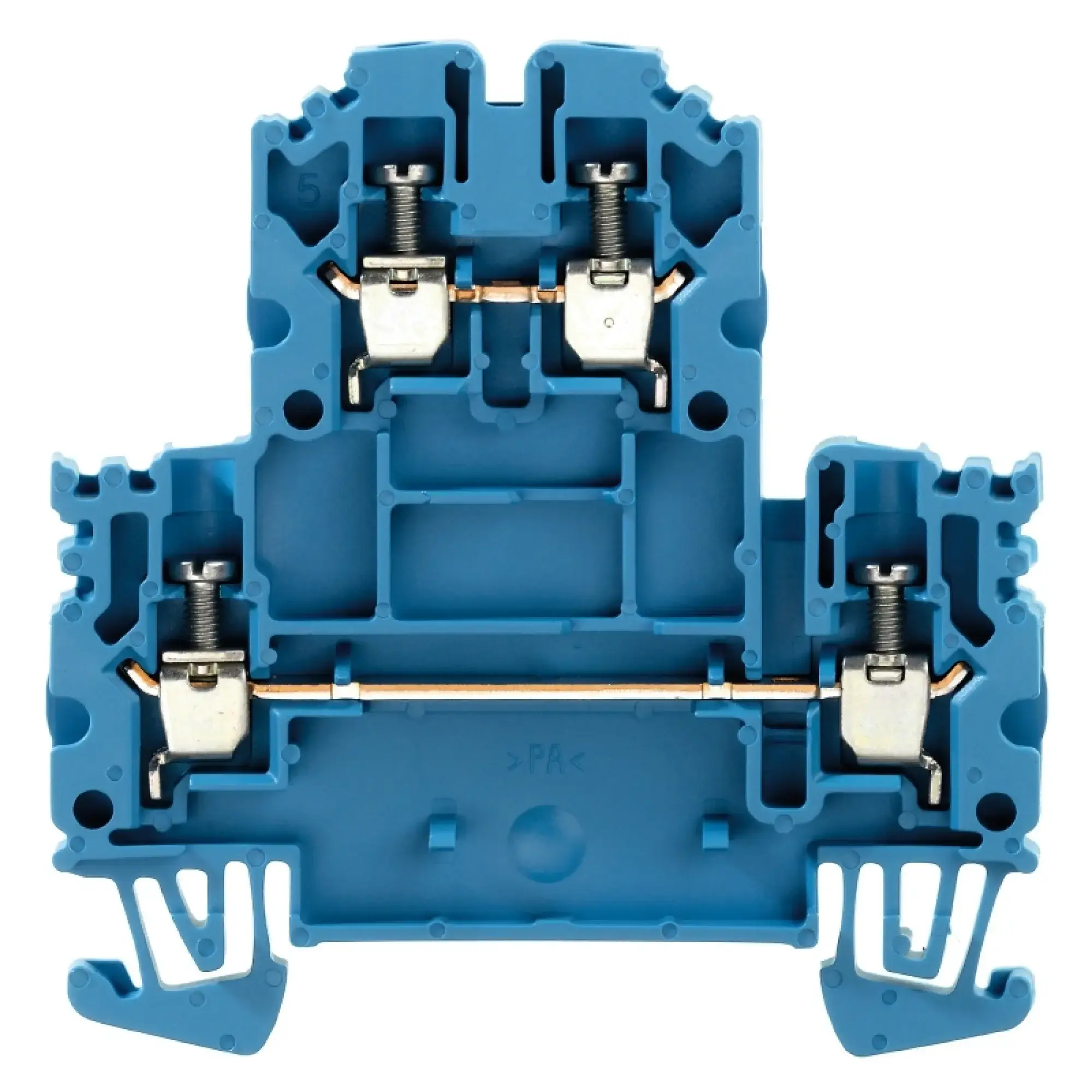 Weidmüller 1041680000 Multi-tier modular terminal, Screw connection, blue, 2.5 mm², 800 V, 400 V, Number of connections: 4, Number of levels: 2, TS 35, V-0, Wemid (img_001) Weidmüller 1041680000 Multi-tier modular terminal, Screw connection, blue, 2.5 mm², 800 V, 400 V, Number of connections: 4, Number of levels: 2, TS 35, V-0, Wemid (img_001)