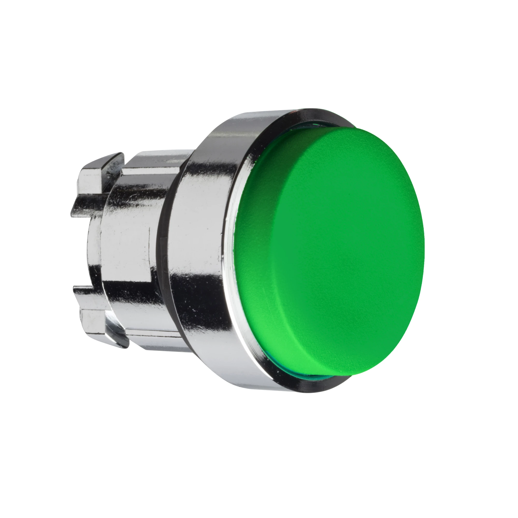 Schneider Electric ZB4BL3 Push button, front element, Harmony XB4, metal, 22mm, green, protruding, unlabelled, momentary (img_001)