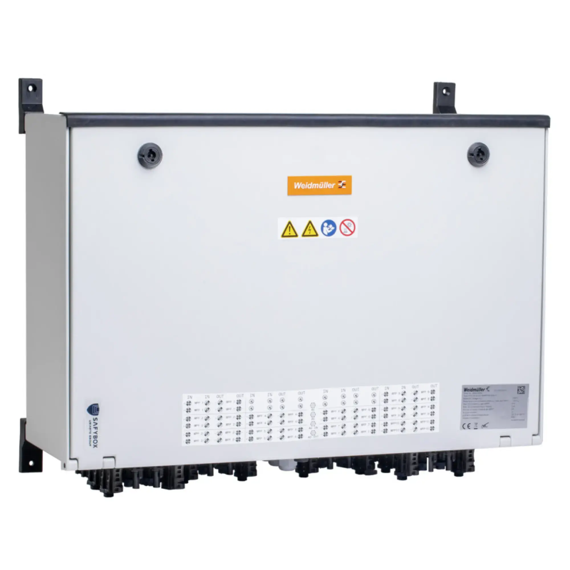 Weidmüller 8000130051 Combiner Box (Photovoltaik), 10 MPP's, 2 Inputs / 2 Outputs per MPP, Remote disconnector, MC4-Evo 2, 1100 V (img_001)