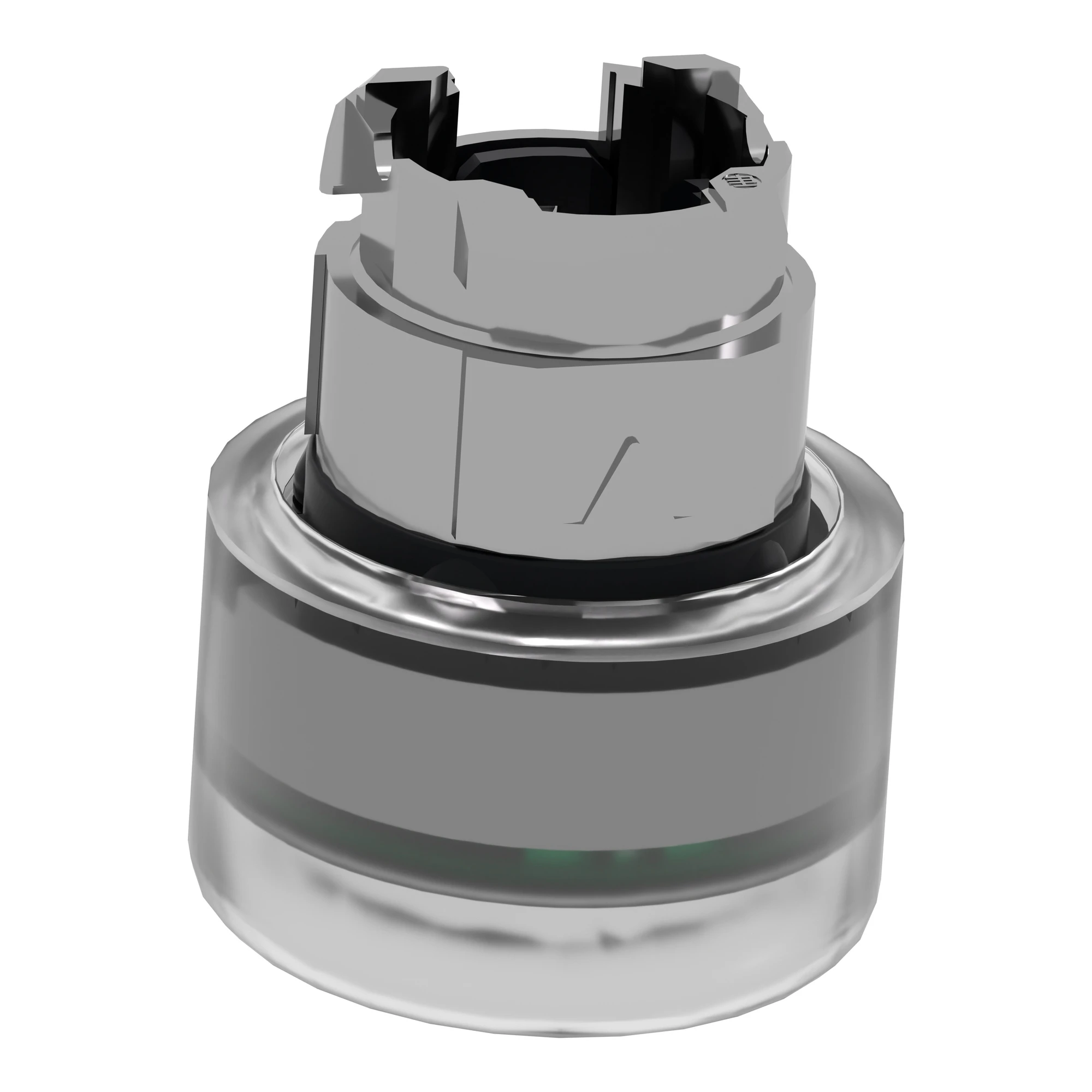 Schneider Electric ZB4BW533 Illuminated pushbutton, front element, Harmony XB4, metal, 22mm, green, momentary, with protective cap, for universal LED (img_007)