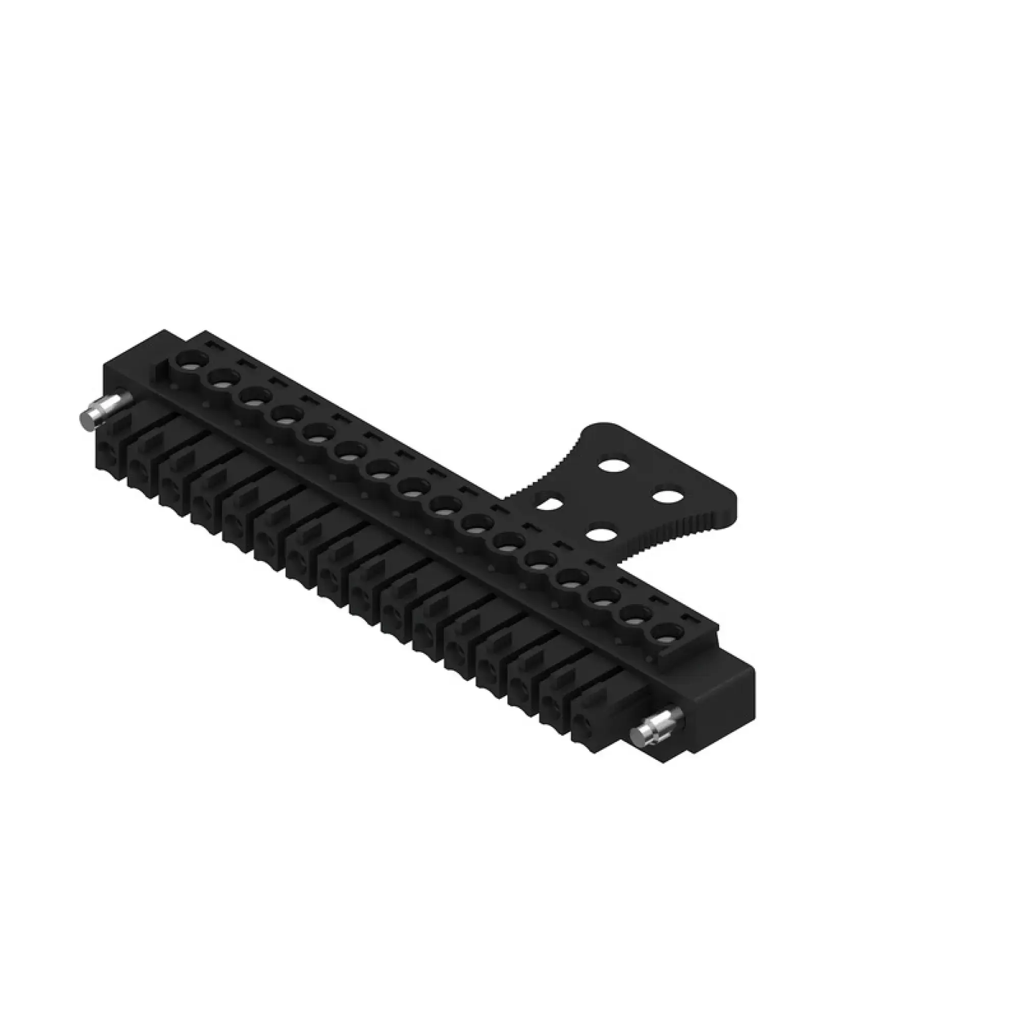 Weidmüller 1072250000 PCB connector (wire connection), 160 V, 17.5 A, Pitch in mm: 3.81, 1.5 mm², Number of poles: 16, Clamping yoke connection, Box (img_001)