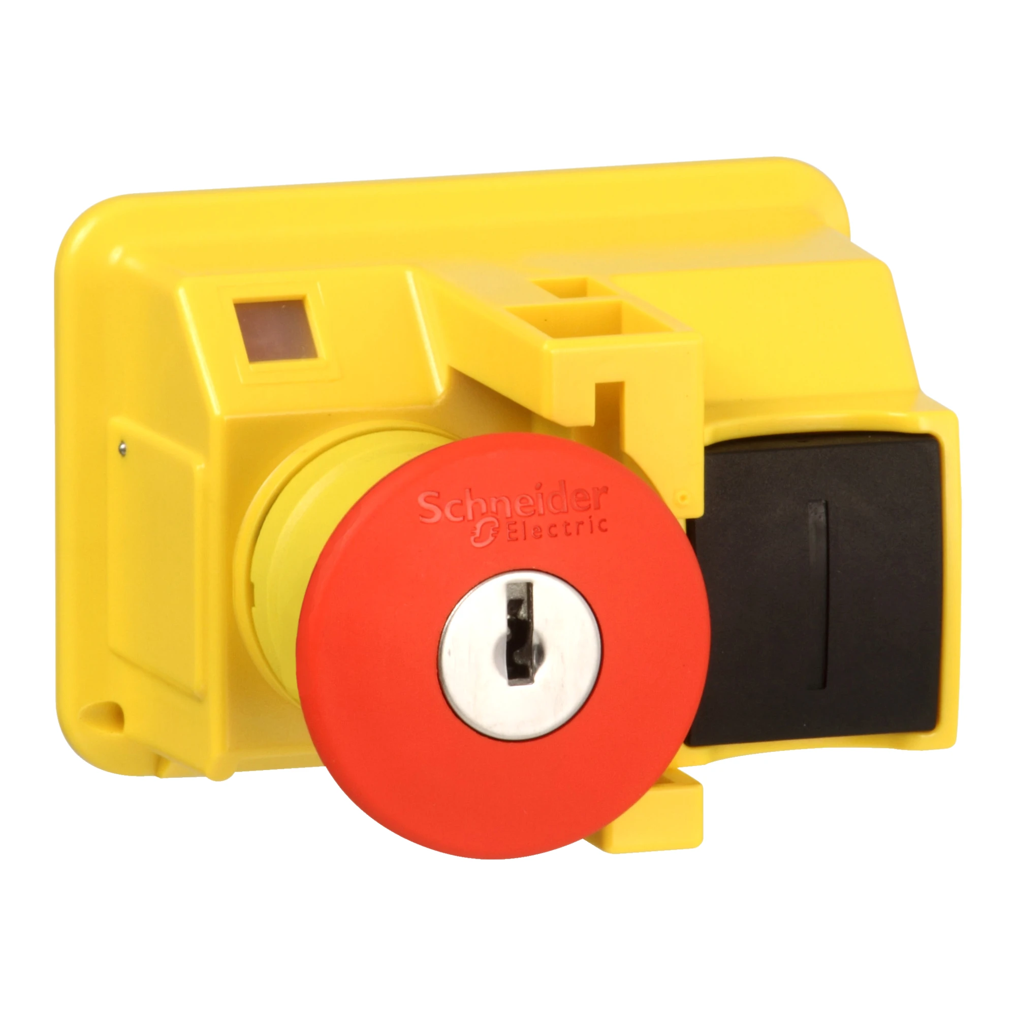 Schneider Electric GV2K021 Mushroom Push Button, Emergency Stop, Key Release (img_001)