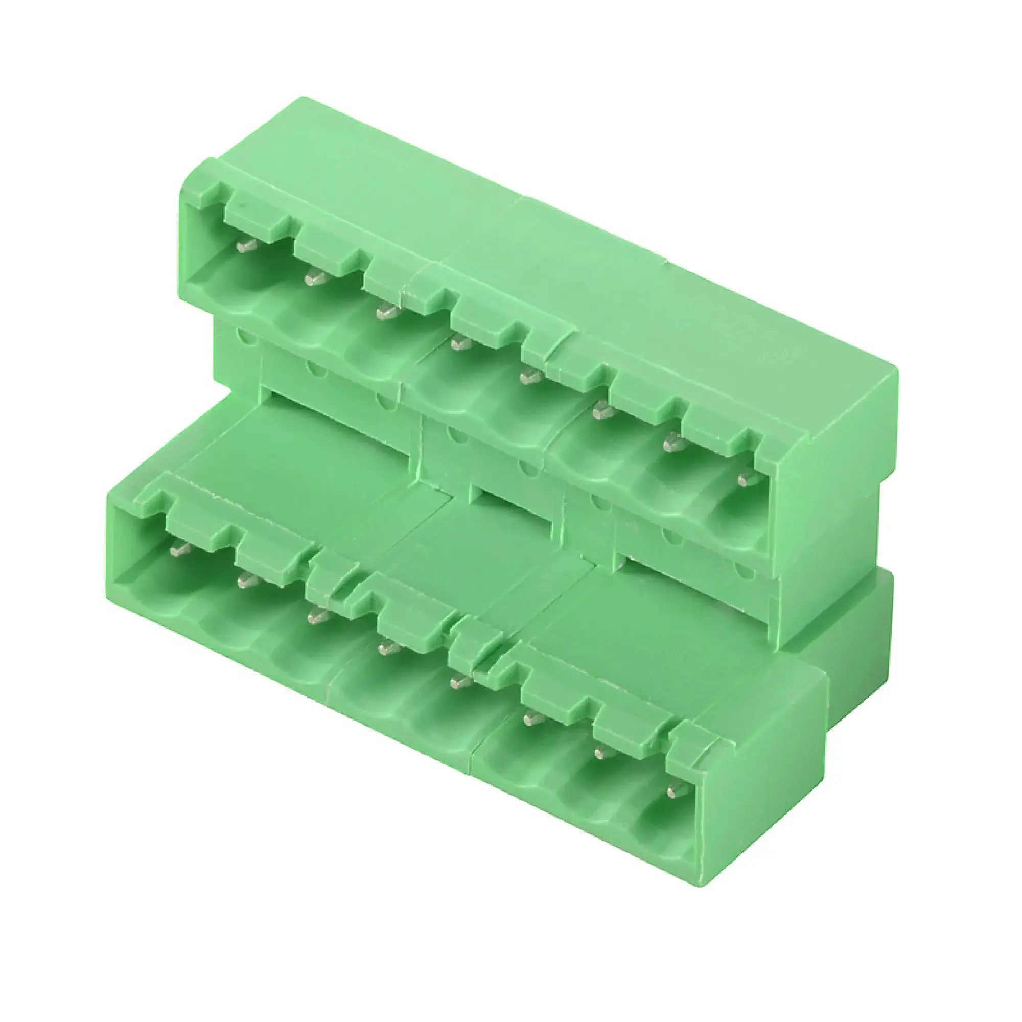 Weidmüller 2648960000 PCB connector (board connection), 320 V, 10 A, Pitch in mm: 5.08, Number of poles: 24, THT solder connection, Box CHDV 5.08/24/90G 3.5SN GN BX (img_001)