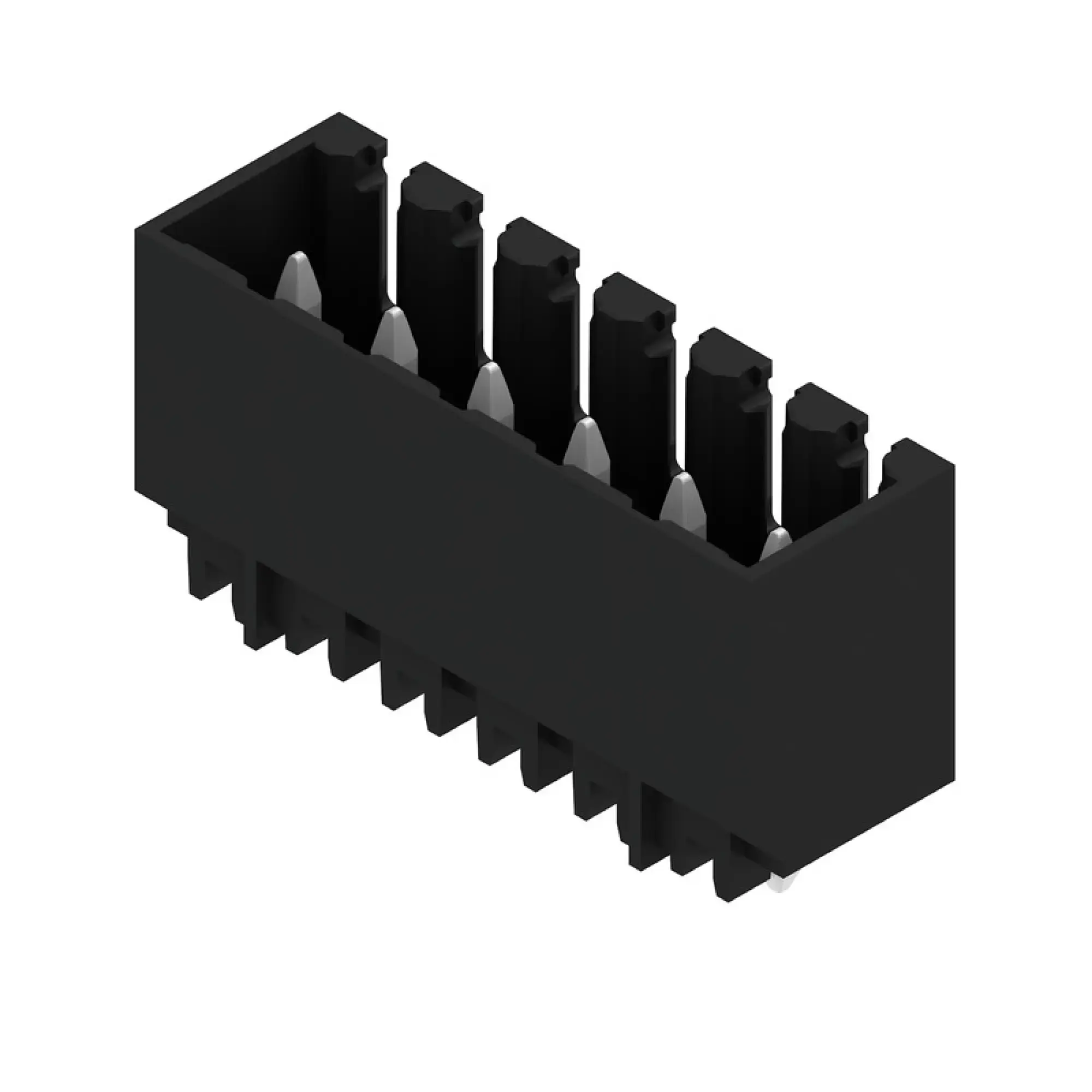Weidmüller 1753024001 PCB connector (board connection), 160 V, 15 A, Pitch in mm: 3.50, Number of poles: 6, THT/THR solder connection, Tape (img_001)