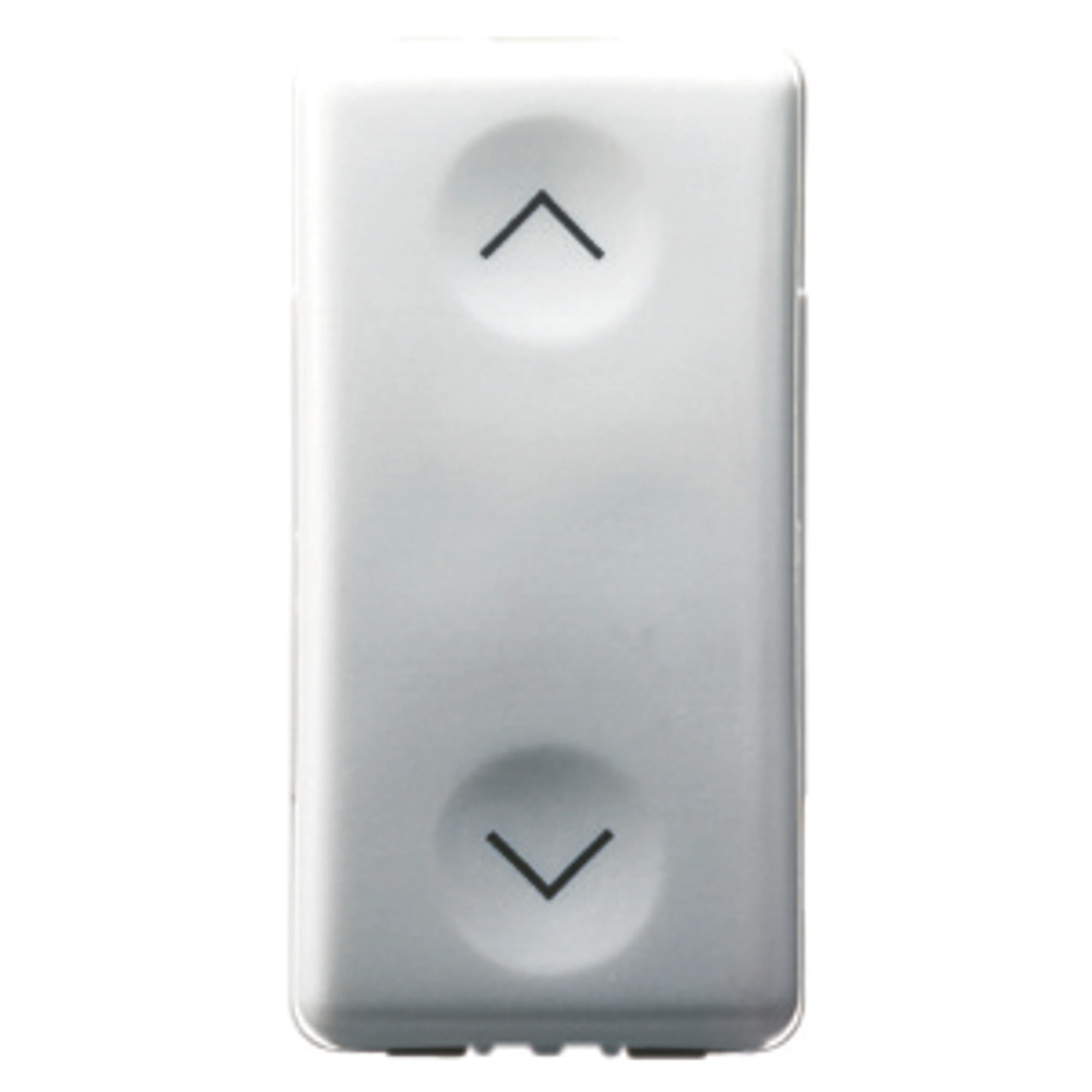 GEWISS GW20559 THREE-WAY SWITCH 1P 250V ac - 10 AX - NEUTRAL - SYMBOL UP-DOWN - 1 MODULE - SYSTEM WHITE (img_001)