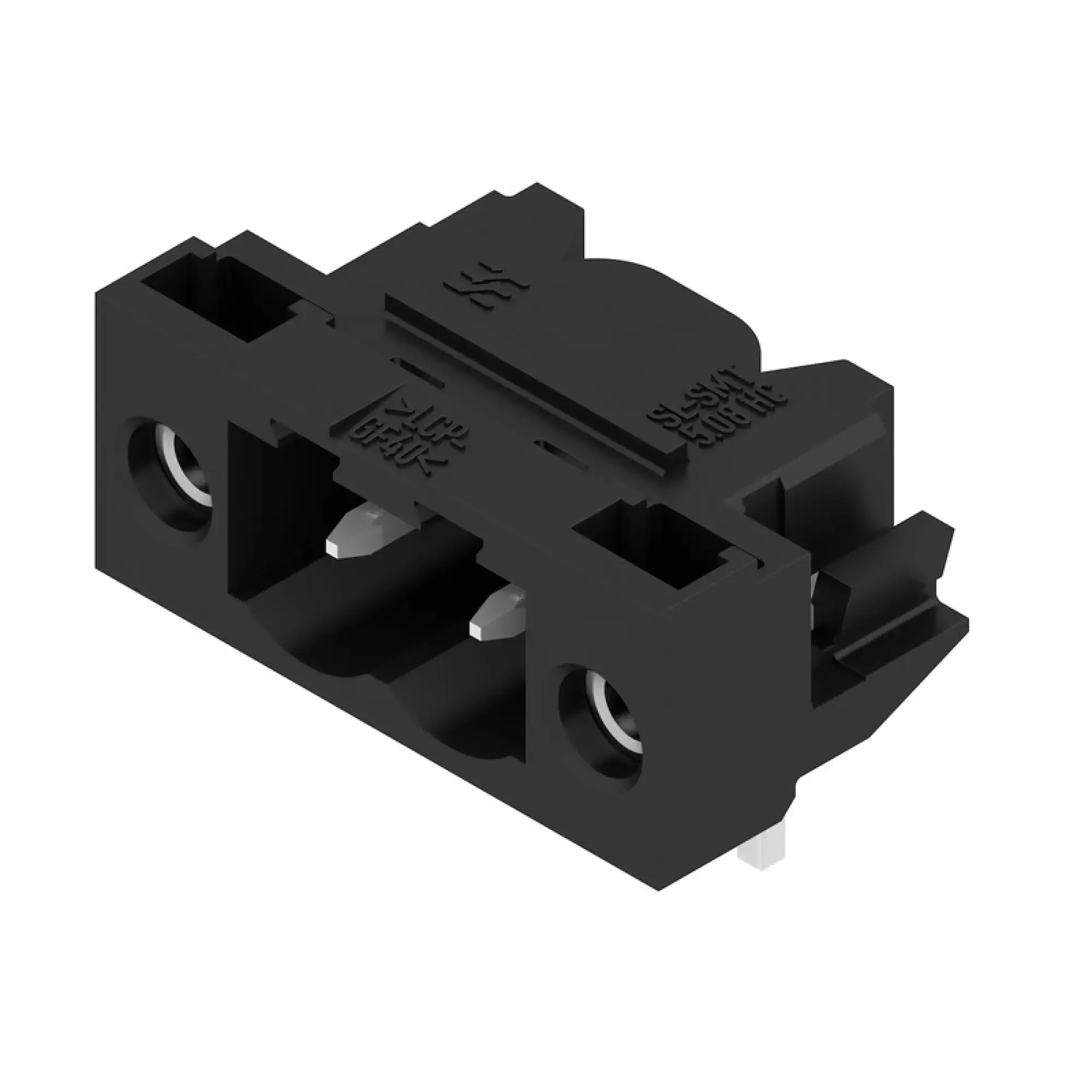 Weidmüller 1780410000 PCB connector (board connection), 320 V, 27.5 A, Pitch in mm: 5.08, Number of poles: 2, THT/THR solder connection, Box (img_001) Weidmüller 1780410000 PCB connector (board connection), 320 V, 27.5 A, Pitch in mm: 5.08, Number of poles: 2, THT/THR solder connection, Box (img_001)