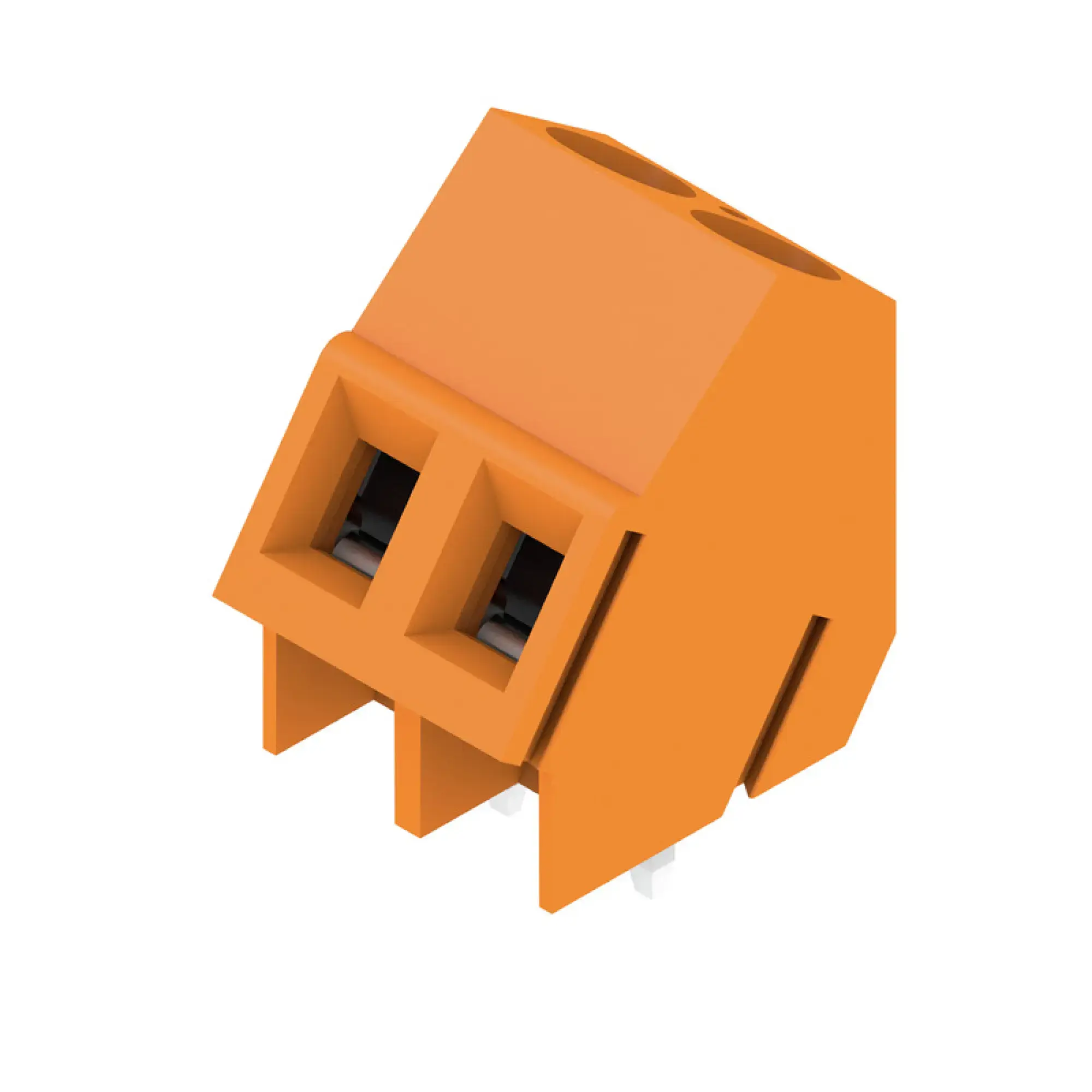 Weidmüller 1716120000 PCB terminal, 320 V, 17.5 A, Pitch in mm: 5.08, 2.5 mm², Number of poles: 2, Clamping yoke connection, THT solder connection, 135°, Box (img_001) Weidmüller 1716120000 PCB terminal, 320 V, 17.5 A, Pitch in mm: 5.08, 2.5 mm², Number of poles: 2, Clamping yoke connection, THT solder connection, 135°, Box (img_001)