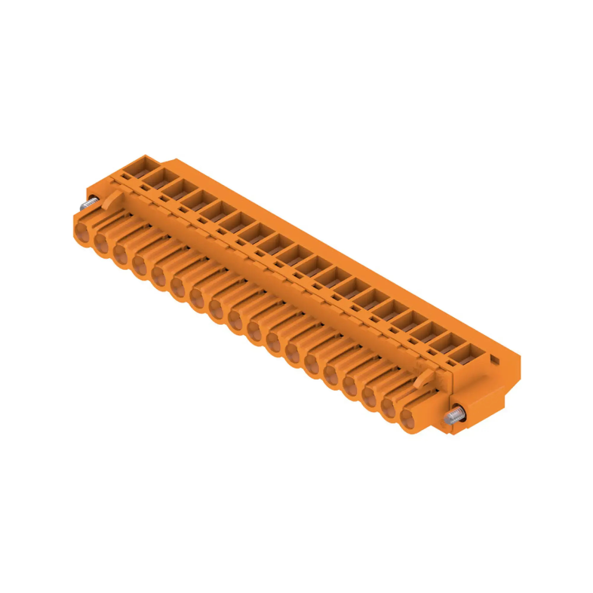 Weidmüller 1959300000 PCB connector (wire connection), 320 V, 23 A, Pitch in mm: 5.00, 4 mm², Number of poles: 18, Clamping yoke connection, Box (img_001) Weidmüller 1959300000 PCB connector (wire connection), 320 V, 23 A, Pitch in mm: 5.00, 4 mm², Number of poles: 18, Clamping yoke connection, Box (img_001)