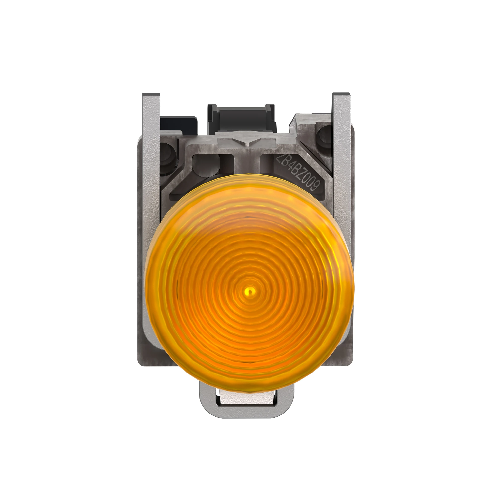 Schneider Electric XB4BV65 Signal Indicator, Harmony XB4, Metal, 22mm, Orange, with Transformer, Incandescent Lamp BA9s, Smooth Dome, Screw Terminal, 250V (img_004)