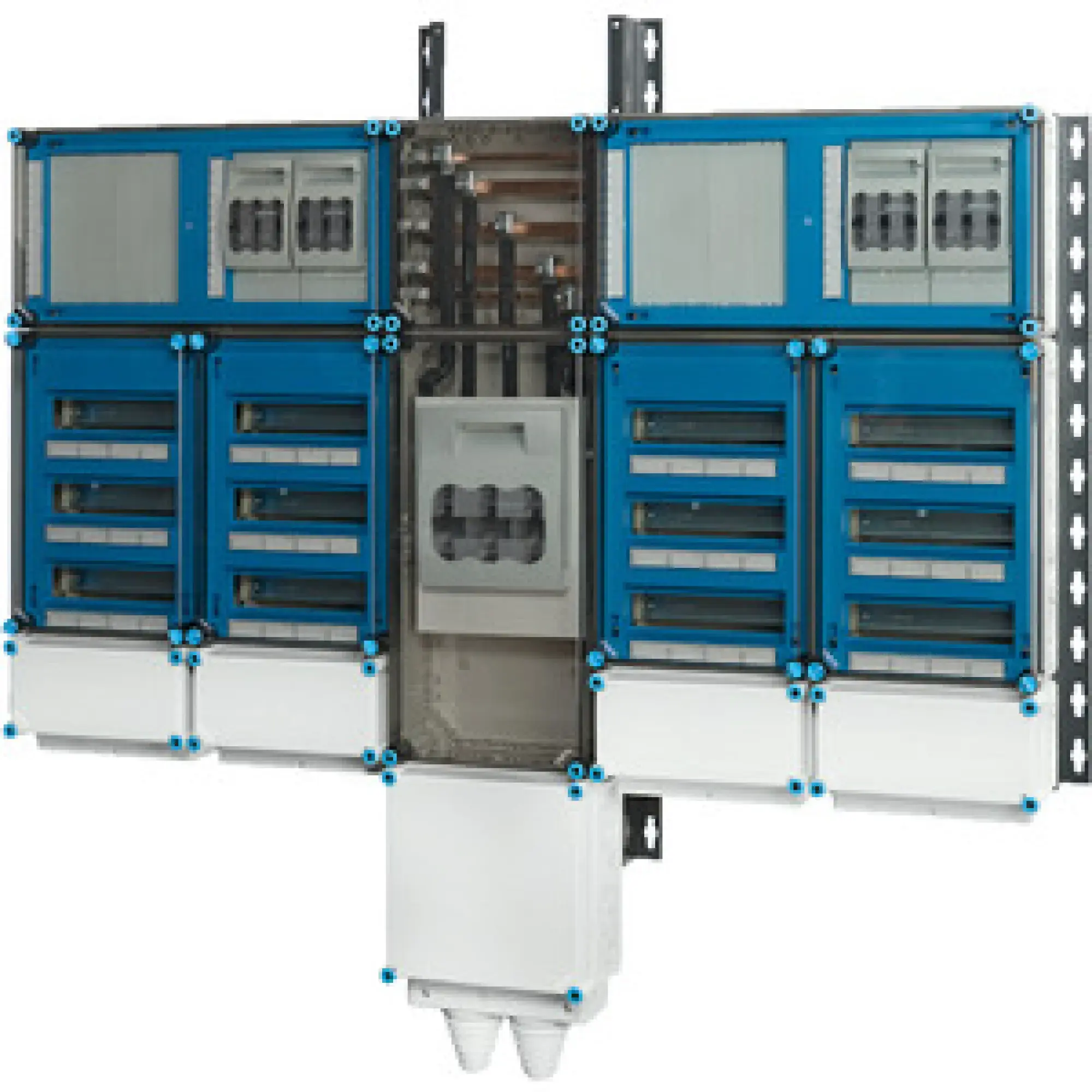 Hensel 20001268 PV-Wechselrichter-Sammler, 220kVA, 1-/3-phasige Wechselrichter Mi PV 6544 (img_001) Hensel 20001268 PV-Wechselrichter-Sammler, 220kVA, 1-/3-phasige Wechselrichter Mi PV 6544 (img_001)