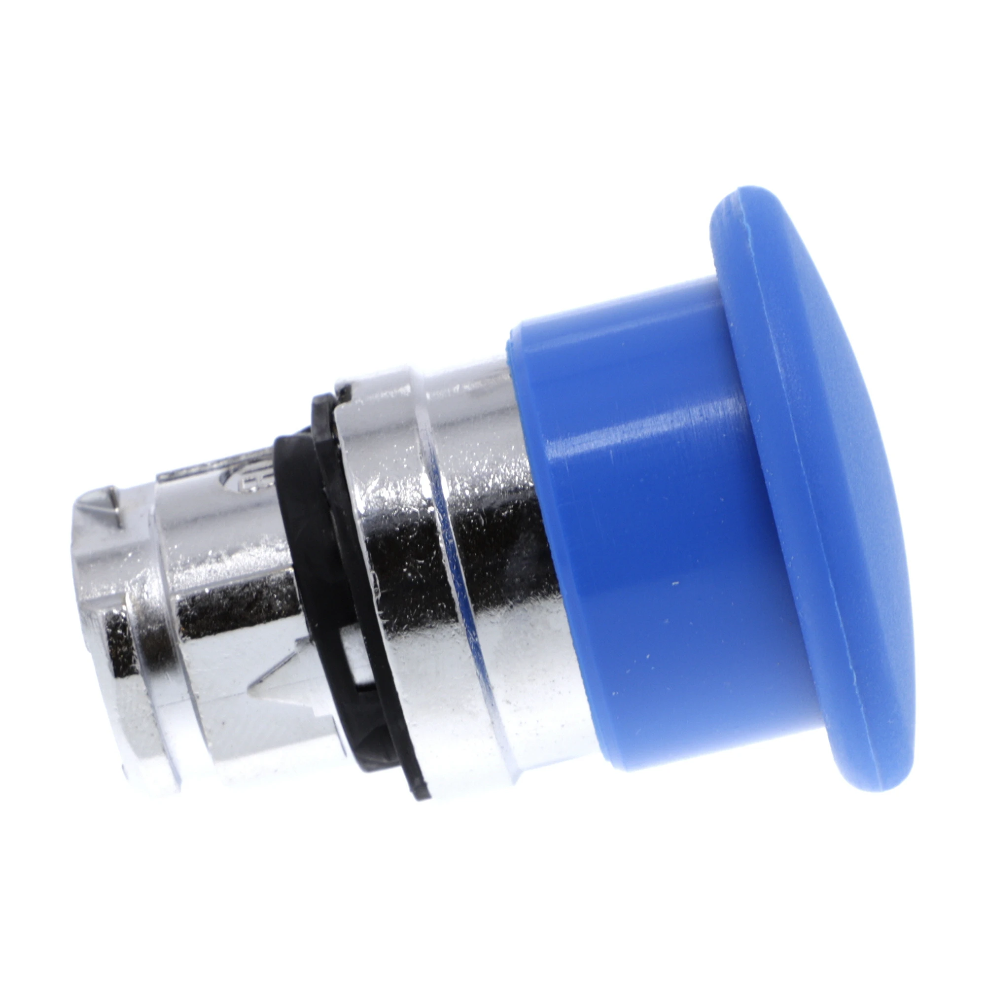 Schneider Electric ZB4BC6 Mushroom Push Button, Front Element, Harmony XB4, Metal, 22mm, Blue, Mushroom 40mm, Unlabeled, Momentary (img_002)
