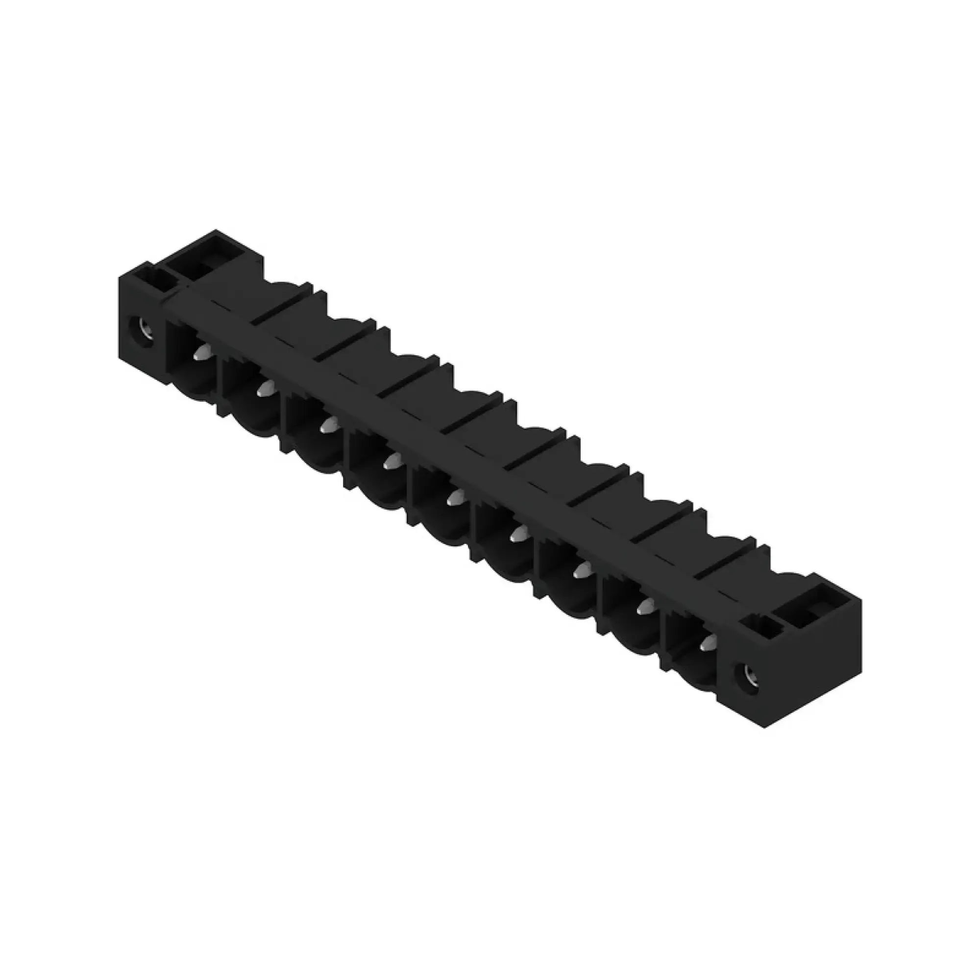 Weidmüller 1124290000 PCB connector (board connection), 500 V, 29 A, Pitch in mm: 7.62, Number of poles: 9, THT solder connection, Box (img_001)