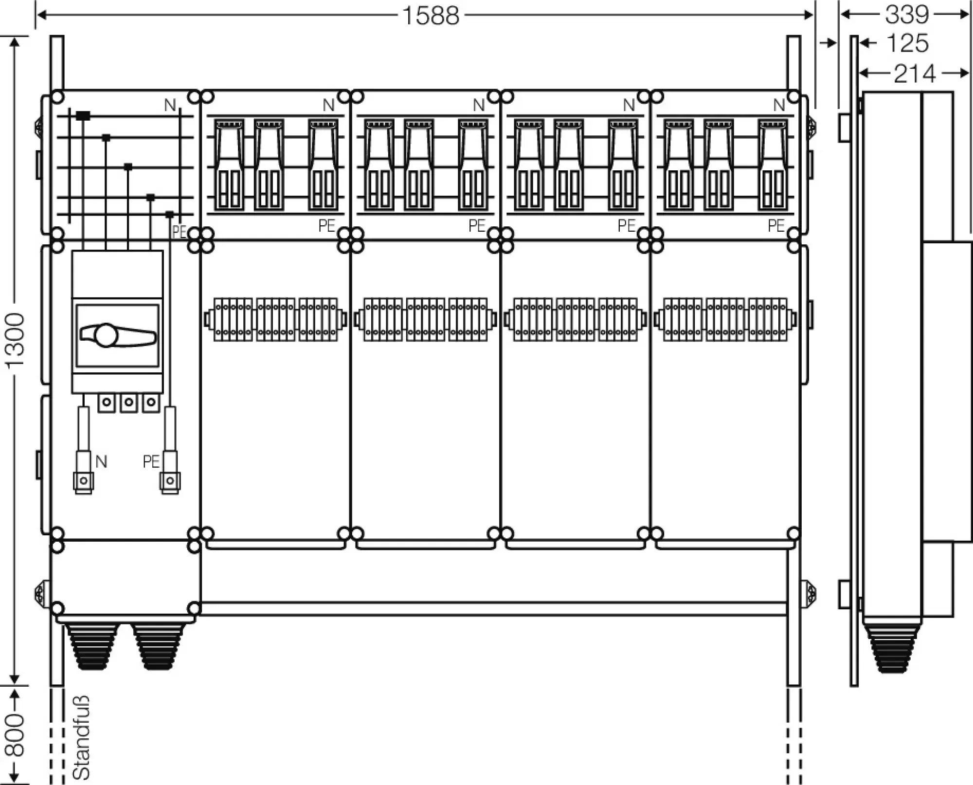 Hensel 65000229 Ladeverteiler für bis zu 12 Doppelladepunkte à 22kW Mi EV 44kW 12000 (img_002)