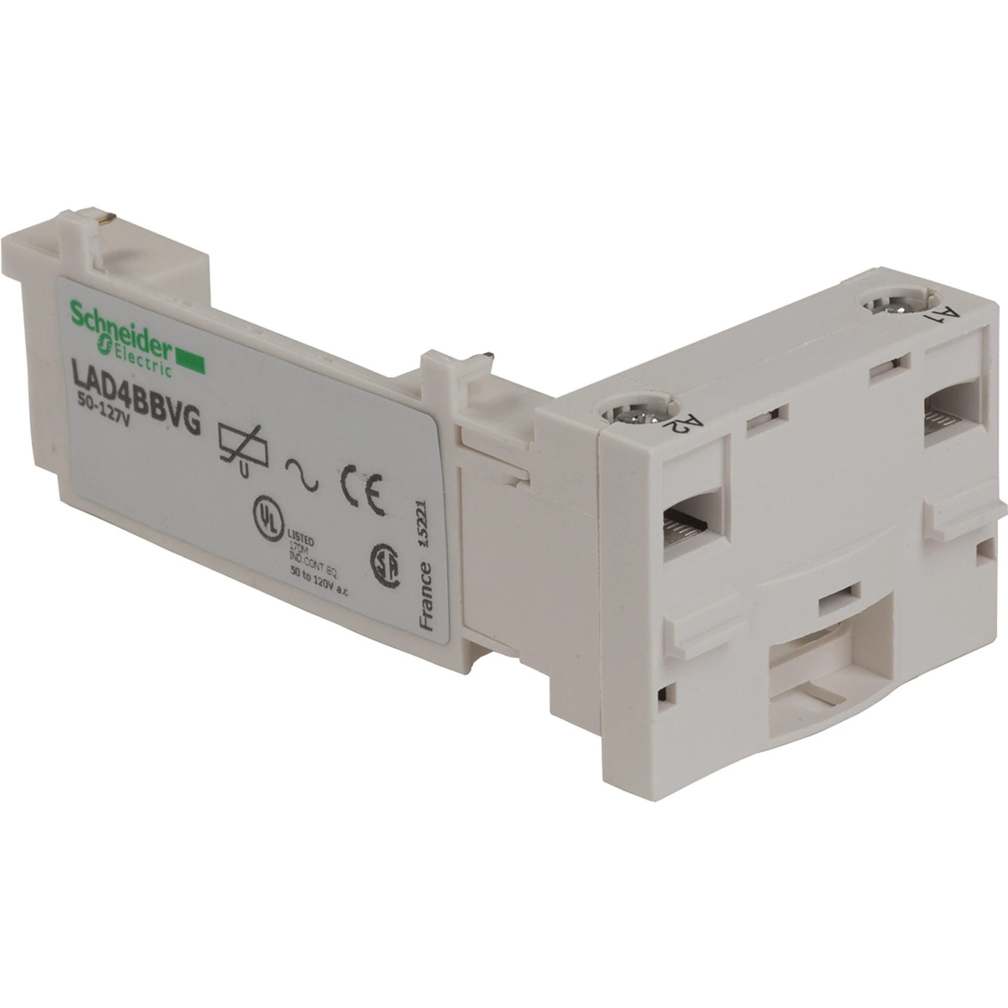 Schneider Electric LAD4BBVG Coil adapter, retrofit, VAR 50-127VAC, for D09/D38 (img_001)