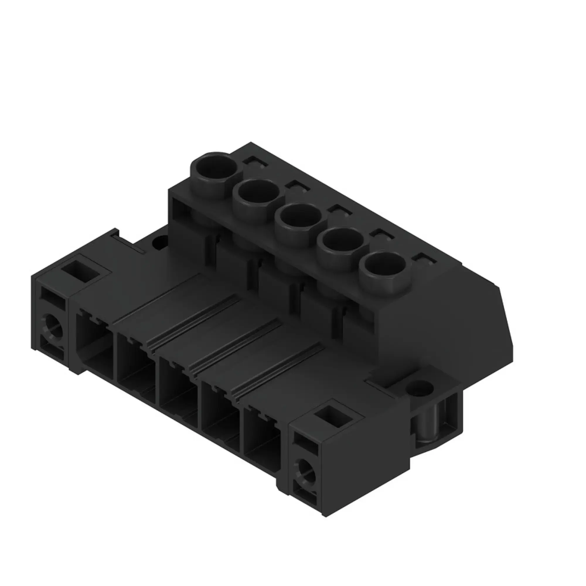 Weidmüller 2590780000 PCB connector (wire connection), 1000 V, 57 A, Pitch in mm: 7.62, Number of poles: 5, Clamping yoke connection, Box (img_001)