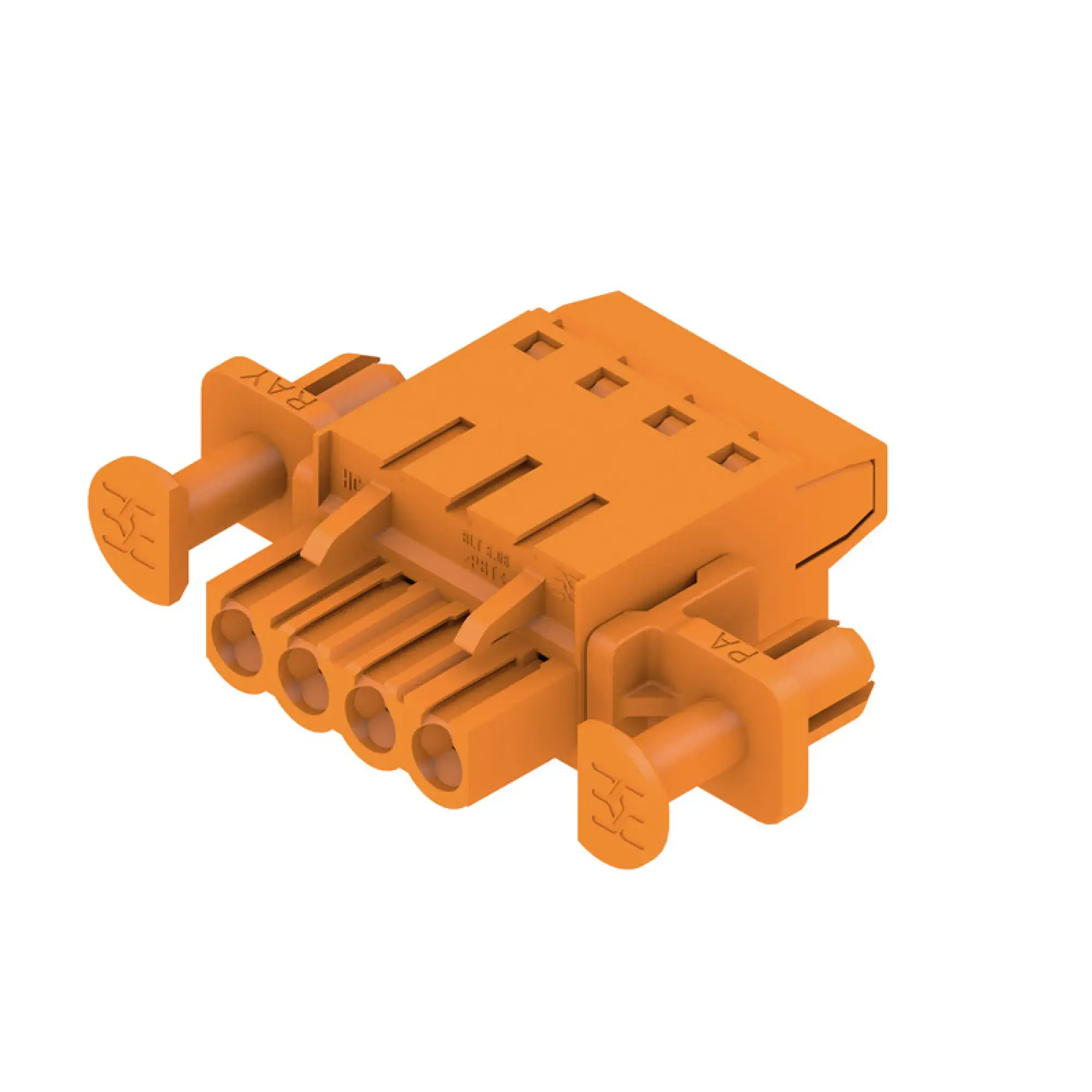 Weidmüller 1353150000 PCB connector (wire connection), 320 V, 27 A, Pitch in mm: 5.08, 2.5 mm², Number of poles: 4, TOP connection, Box (img_001) Weidmüller 1353150000 PCB connector (wire connection), 320 V, 27 A, Pitch in mm: 5.08, 2.5 mm², Number of poles: 4, TOP connection, Box (img_001)