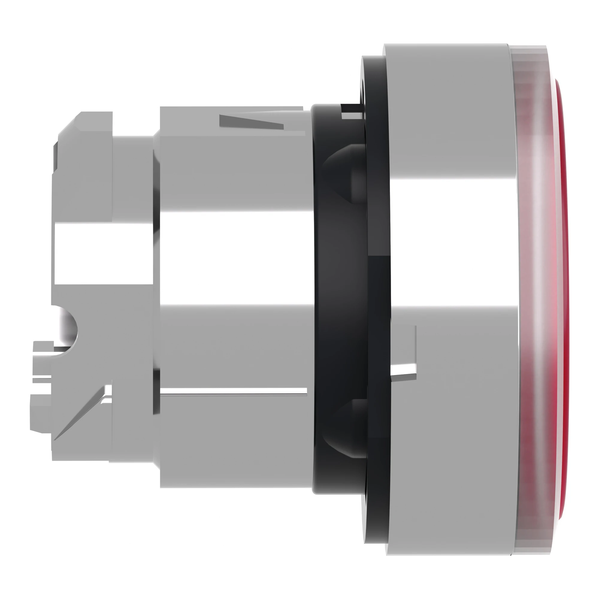 Schneider Electric ZB4BW343 Illuminated pushbutton, front element, Harmony XB4, metal, 22mm, red, unmarked, momentary, for universal LED (img_004)