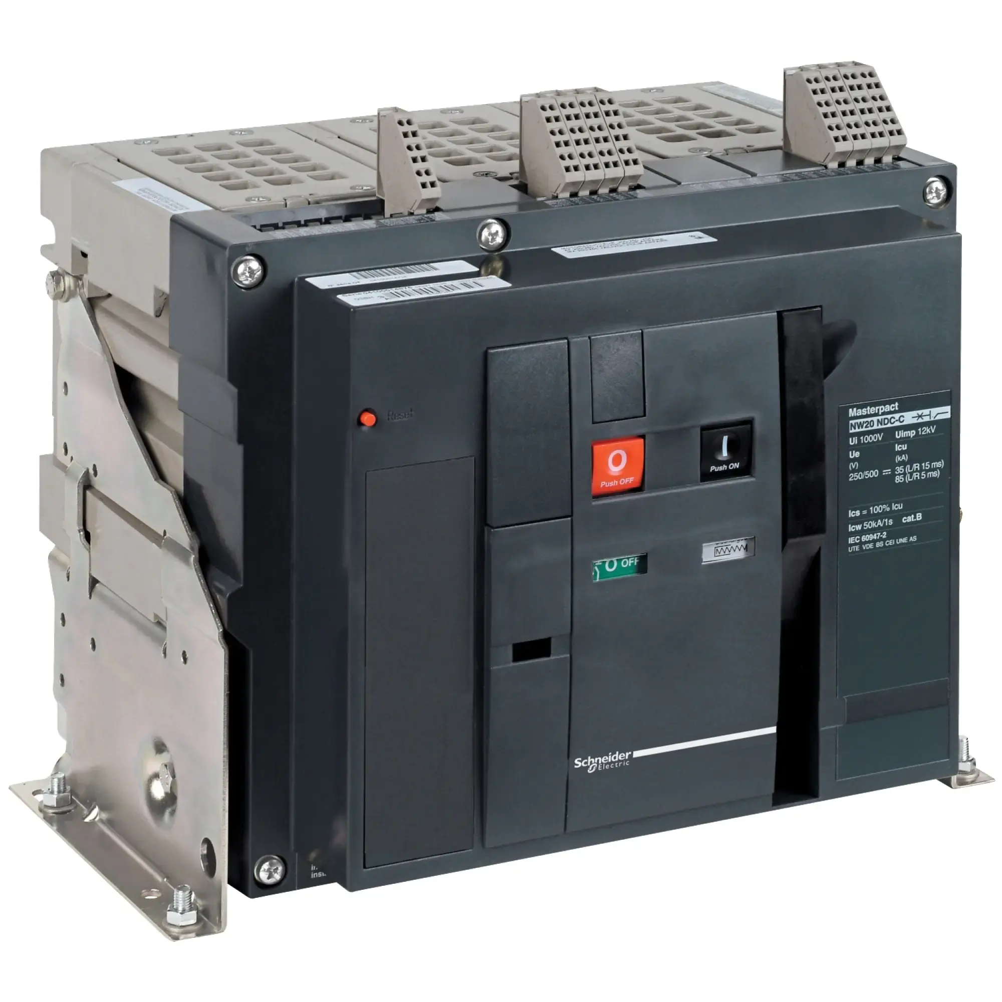 Schneider Electric 48062 MasterPact NW 2000A HF Icm=187kA/690V 3P Disconnector Fixed Mounting (img_002)