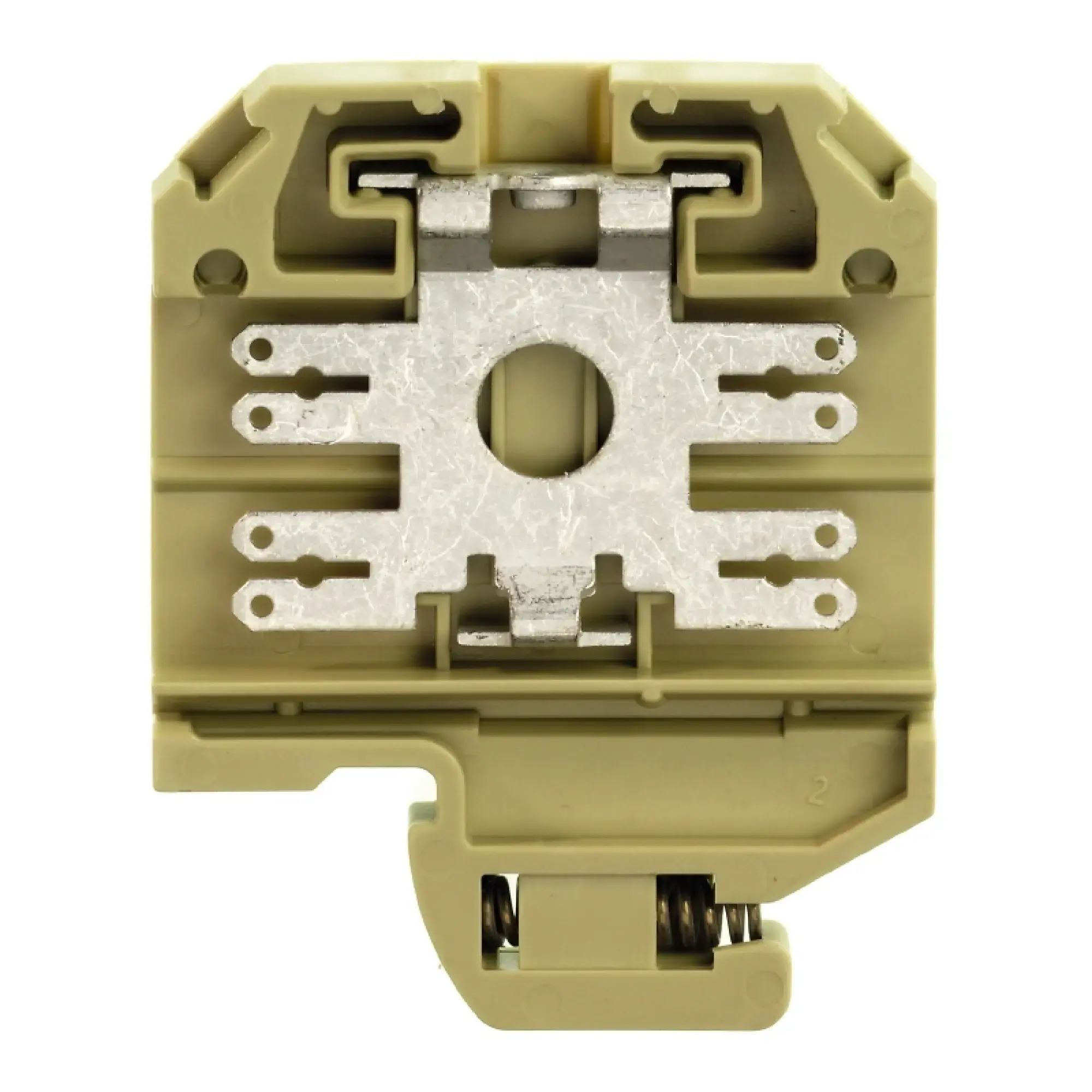 Weidmüller 0479660000 Feed-through terminal block, Flat-blade connection, beige / yellow, 2.5 mm², 20 A, 500 V, Number of connections: 4 (img_001) Weidmüller 0479660000 Feed-through terminal block, Flat-blade connection, beige / yellow, 2.5 mm², 20 A, 500 V, Number of connections: 4 (img_001)
