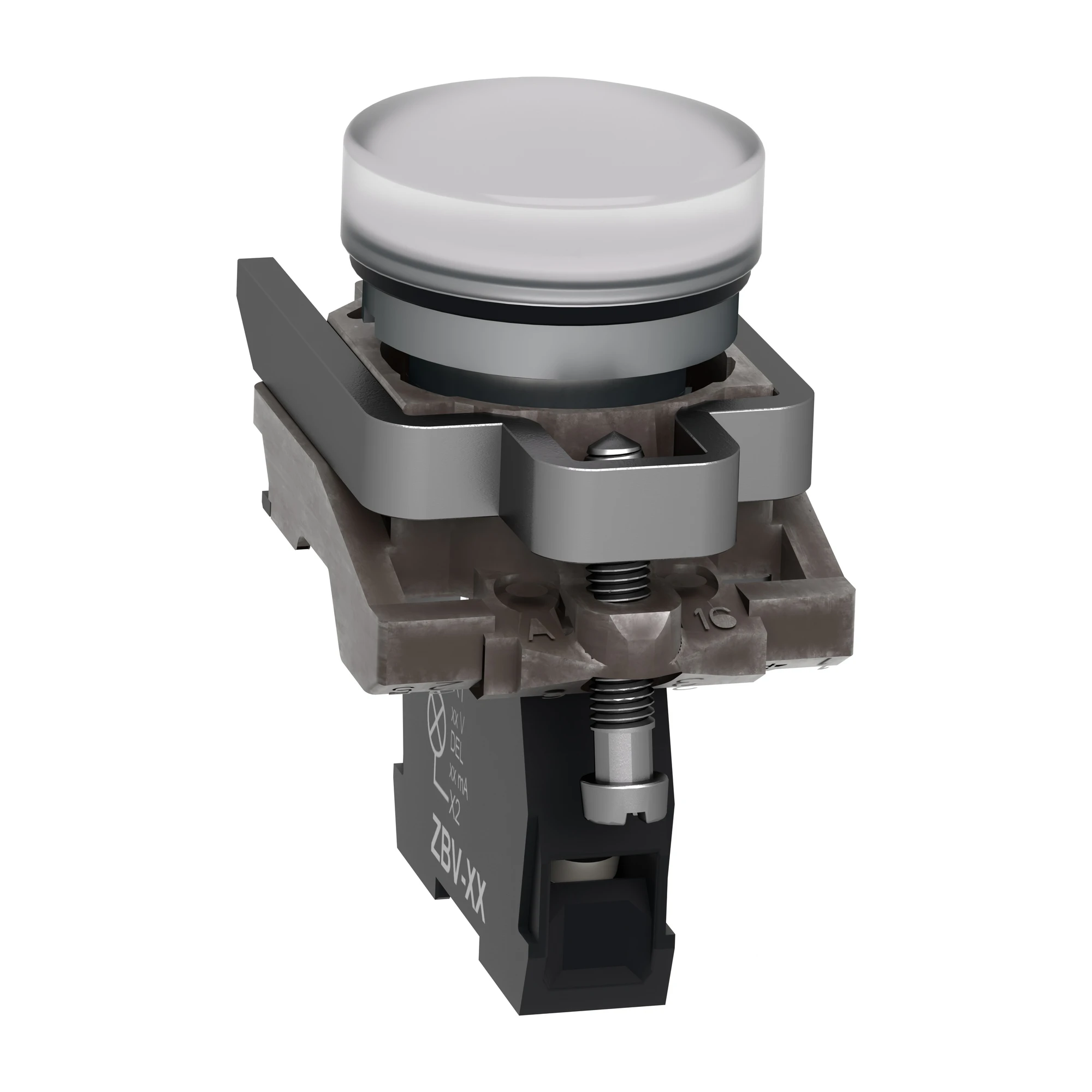 Schneider Electric XB4BVGM1T Signal Light, Harmony XB4, Metal, 22mm, White, incl. Universal LED Module with Protector, 110-240V AC (img_005) Schneider Electric XB4BVGM1T Signal Light, Harmony XB4, Metal, 22mm, White, incl. Universal LED Module with Protector, 110-240V AC (img_005)