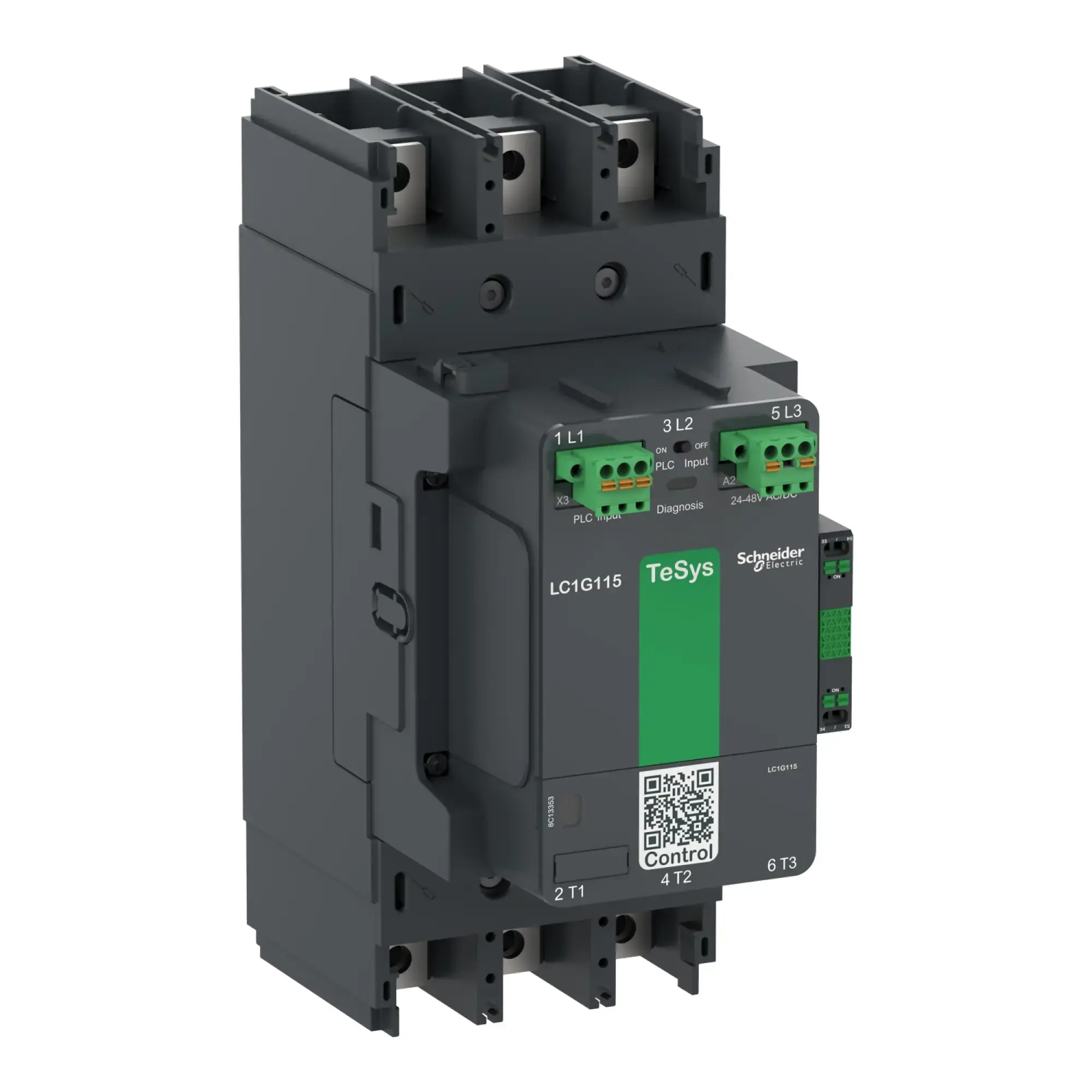 Schneider Electric LC1G150BEEA Leistungsschütz TeSys control - Giga, 3-polig, 150A AC3, 24-48V ACDC-A Spule (img_002)