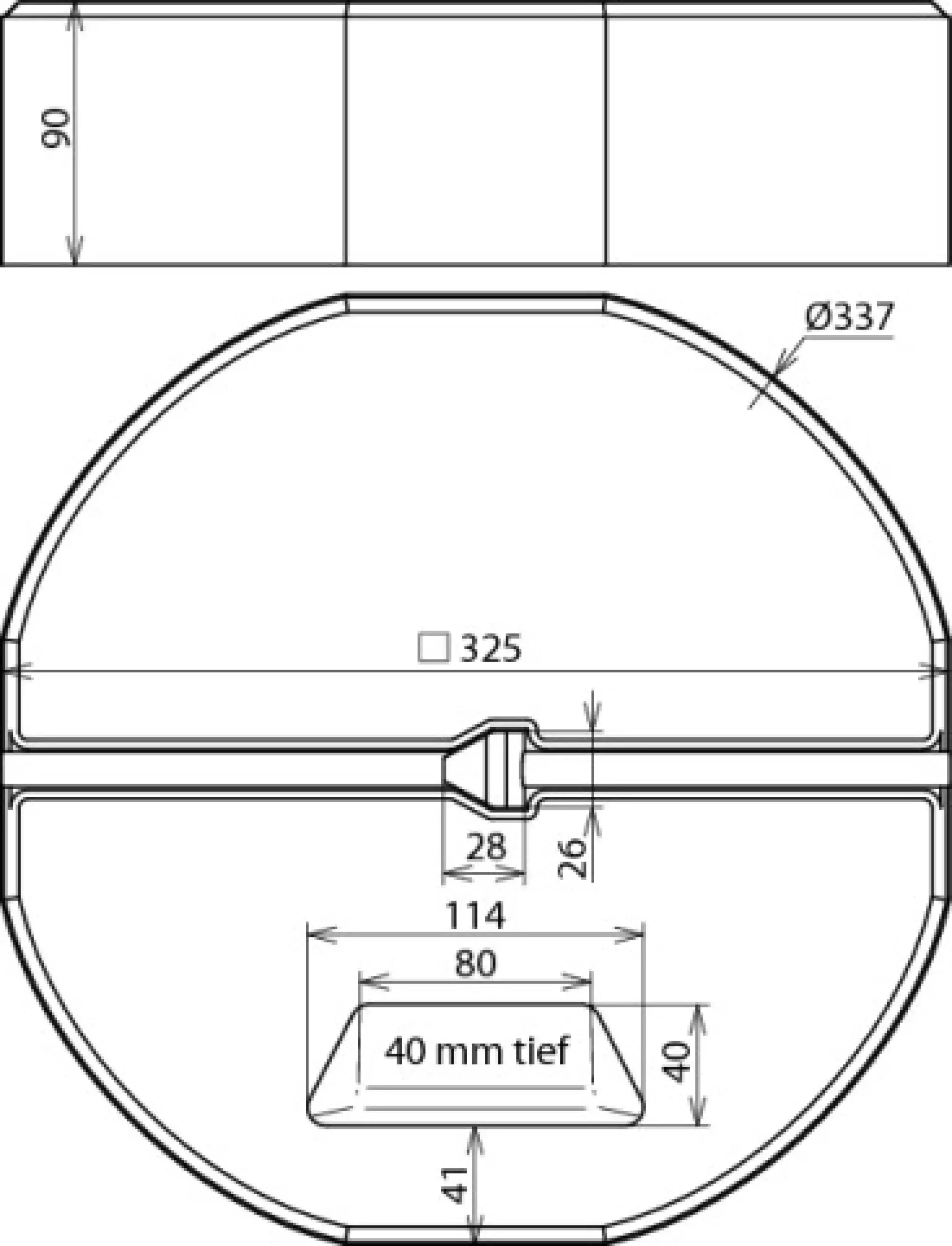 Dehn 102012 Concrete base C45/55, 17kg D 337mm with recressed grip (img_002) Dehn 102012 Concrete base C45/55, 17kg D 337mm with recressed grip (img_002)