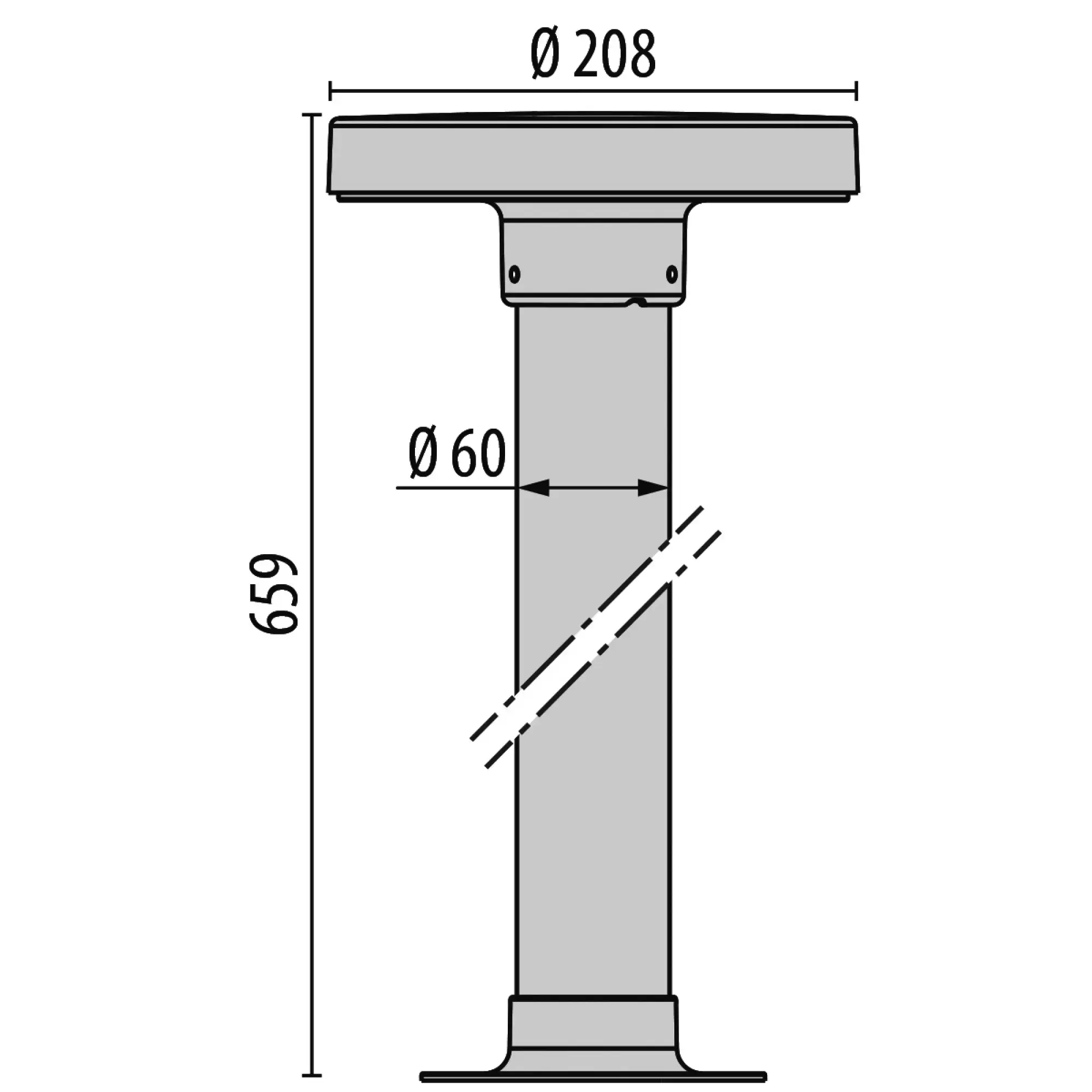 Performance iN Lighting 304086 LED-Pollerleuchte 4000K 20W statisch symmetrische extrabreite Streuoptik 304086 (img_003) Performance iN Lighting 304086 LED-Pollerleuchte 4000K 20W statisch symmetrische extrabreite Streuoptik 304086 (img_003)