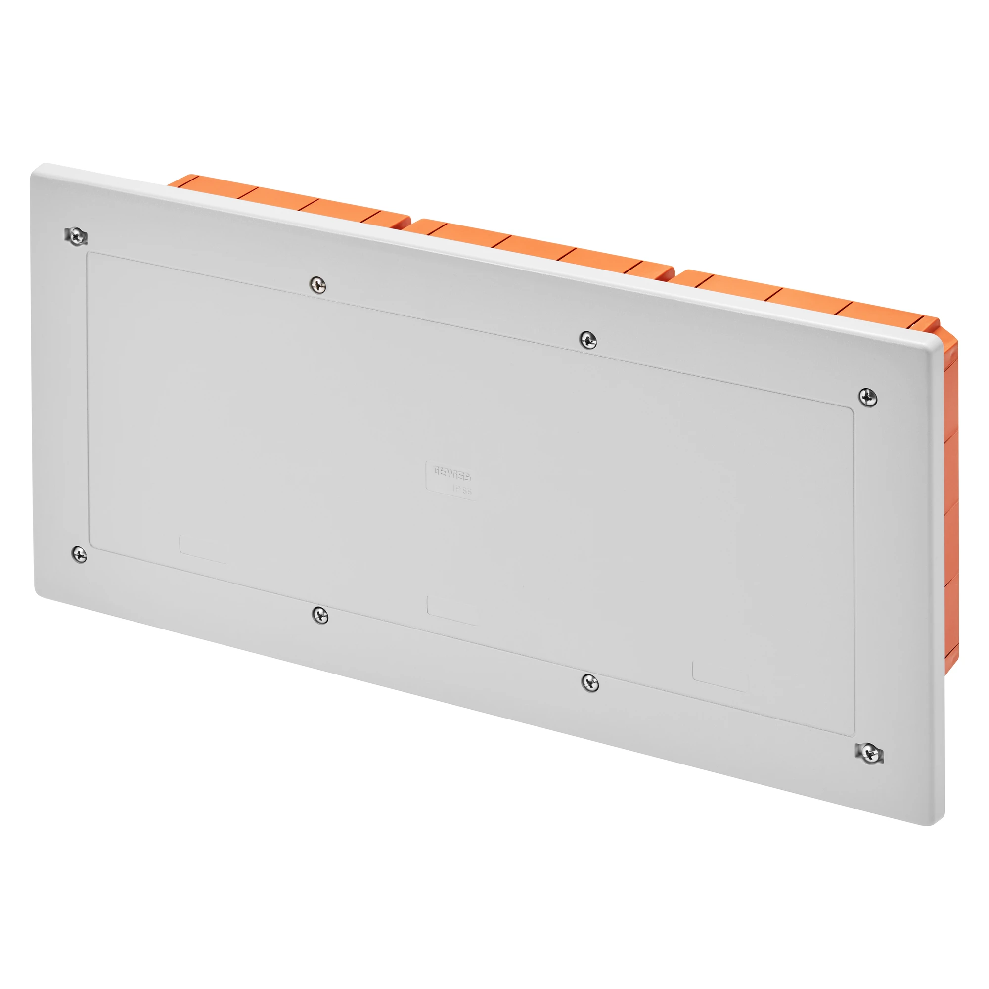 GEWISS GW48673 MODULAR JUNCTION AND CONNECTION BOX - FLUSH-MOUNTING - WATERTIGHT - DIMENSIONS 398X169X70 - SHOCKPROOF LID - IP55 - GREY RAL7035 (img_001)