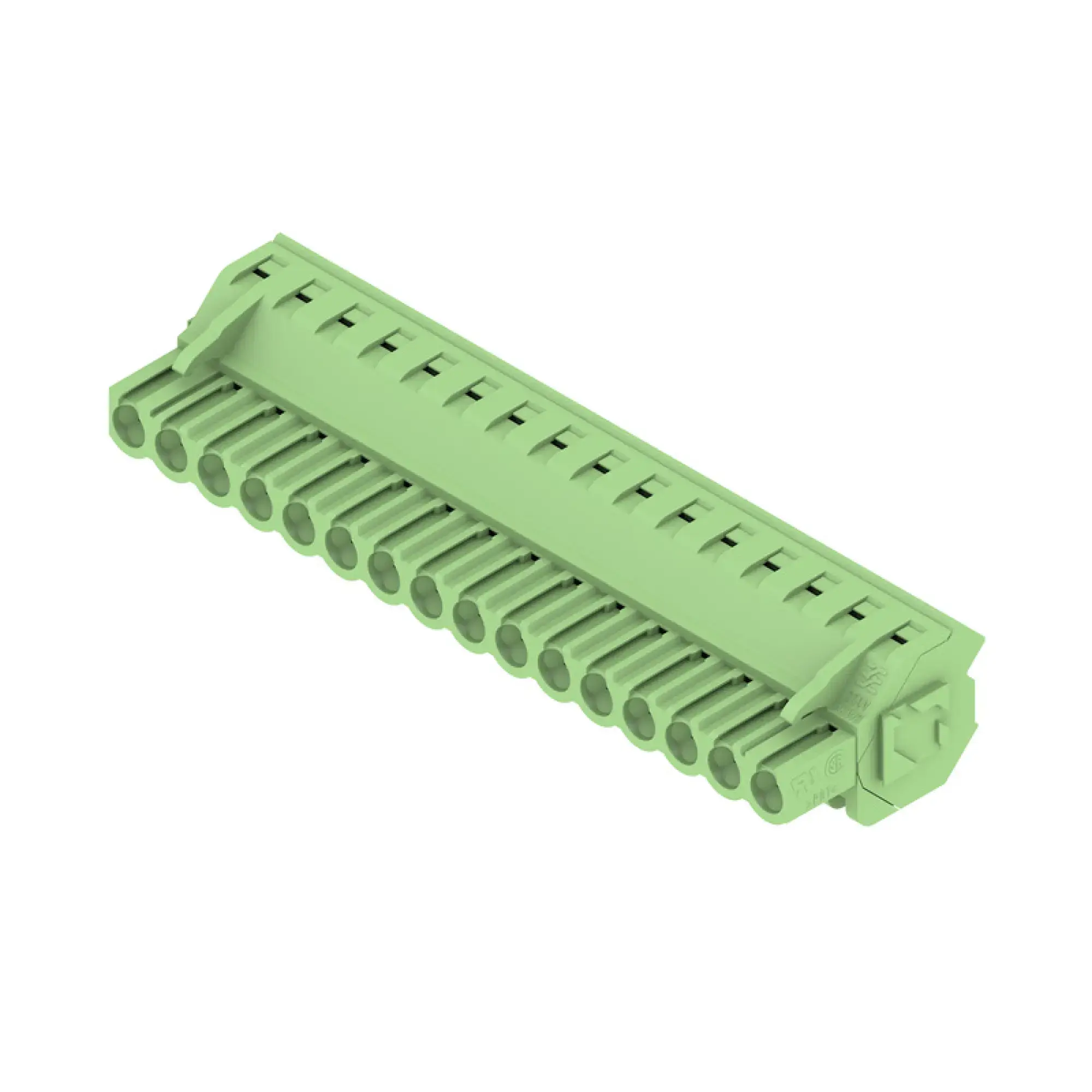 Weidmüller 1357230000 PCB connector (wire connection), 320 V, 17.5 A, Pitch in mm: 5.08, 4 mm², Number of poles: 16, Clamping yoke connection, Box (img_001) Weidmüller 1357230000 PCB connector (wire connection), 320 V, 17.5 A, Pitch in mm: 5.08, 4 mm², Number of poles: 16, Clamping yoke connection, Box (img_001)