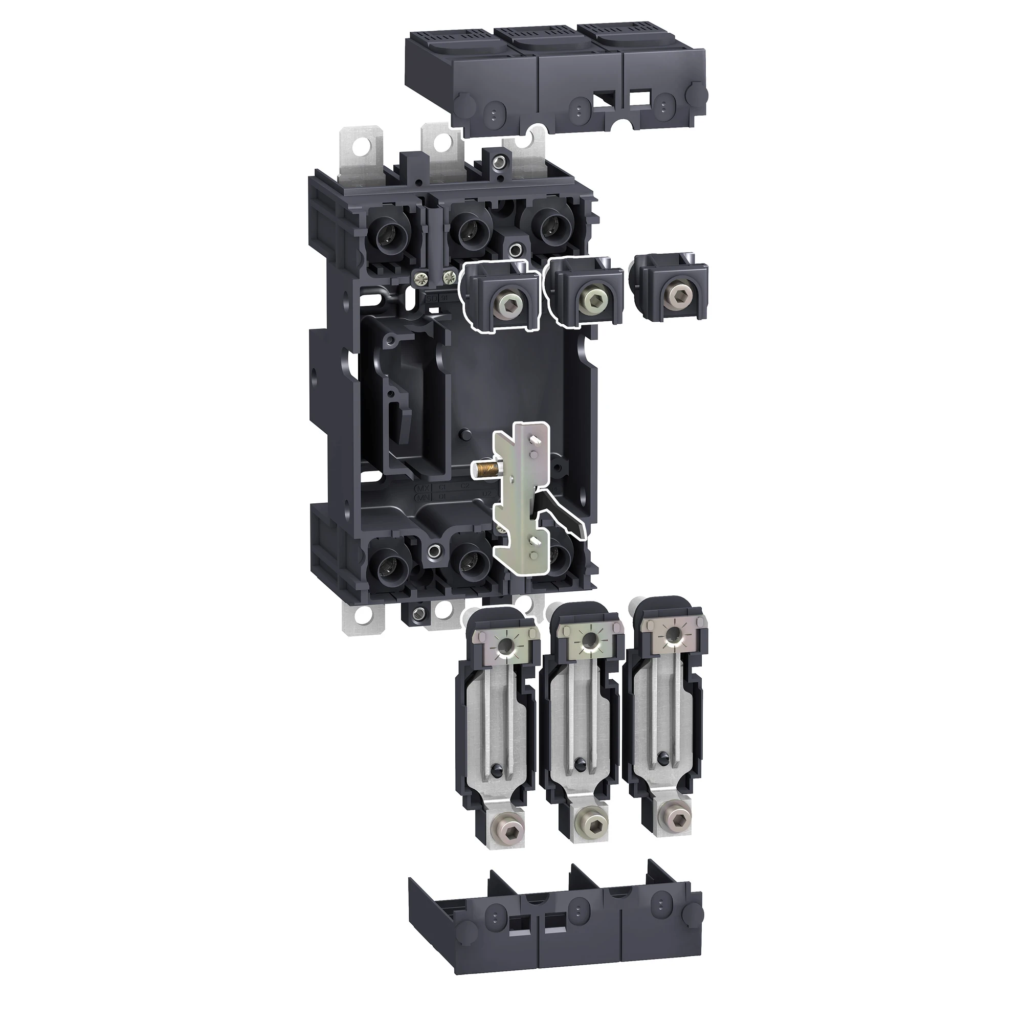 Schneider Electric LV429291 3P Plug-in VigiComPact Mounting Kit, ComPact NSX100-250 Compact Circuit Breaker Accessories (img_001) Schneider Electric LV429291 3P Plug-in VigiComPact Mounting Kit, ComPact NSX100-250 Compact Circuit Breaker Accessories (img_001)