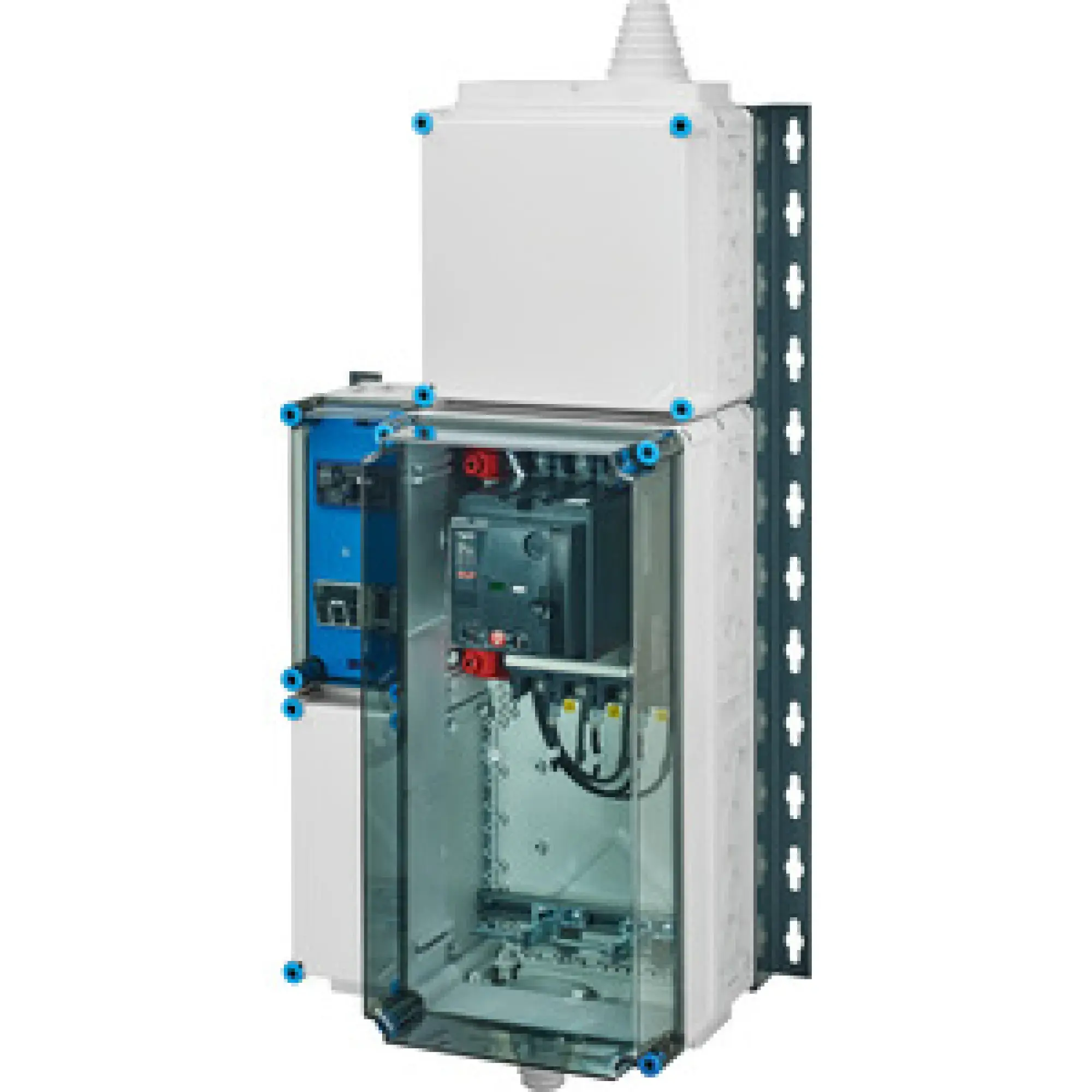 Hensel 20001474 PV-Freischaltstelle, 220 kVA, 3-polig mit Leistungsschalter und NA-Schutz Mi AE 5253 (img_002) Hensel 20001474 PV-Freischaltstelle, 220 kVA, 3-polig mit Leistungsschalter und NA-Schutz Mi AE 5253 (img_002)