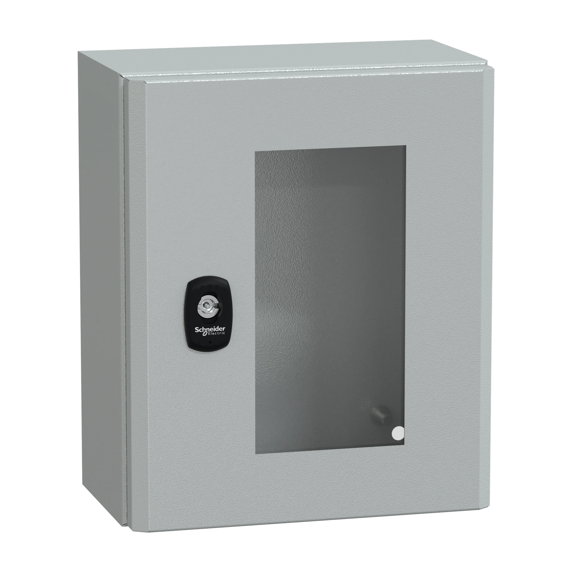 Schneider Electric NSYS3D32515T Spacial S3D wall-mounted enclosure without mounting plate. H300xW250xD150 IP66 IK08 RAL7035. (img_001)