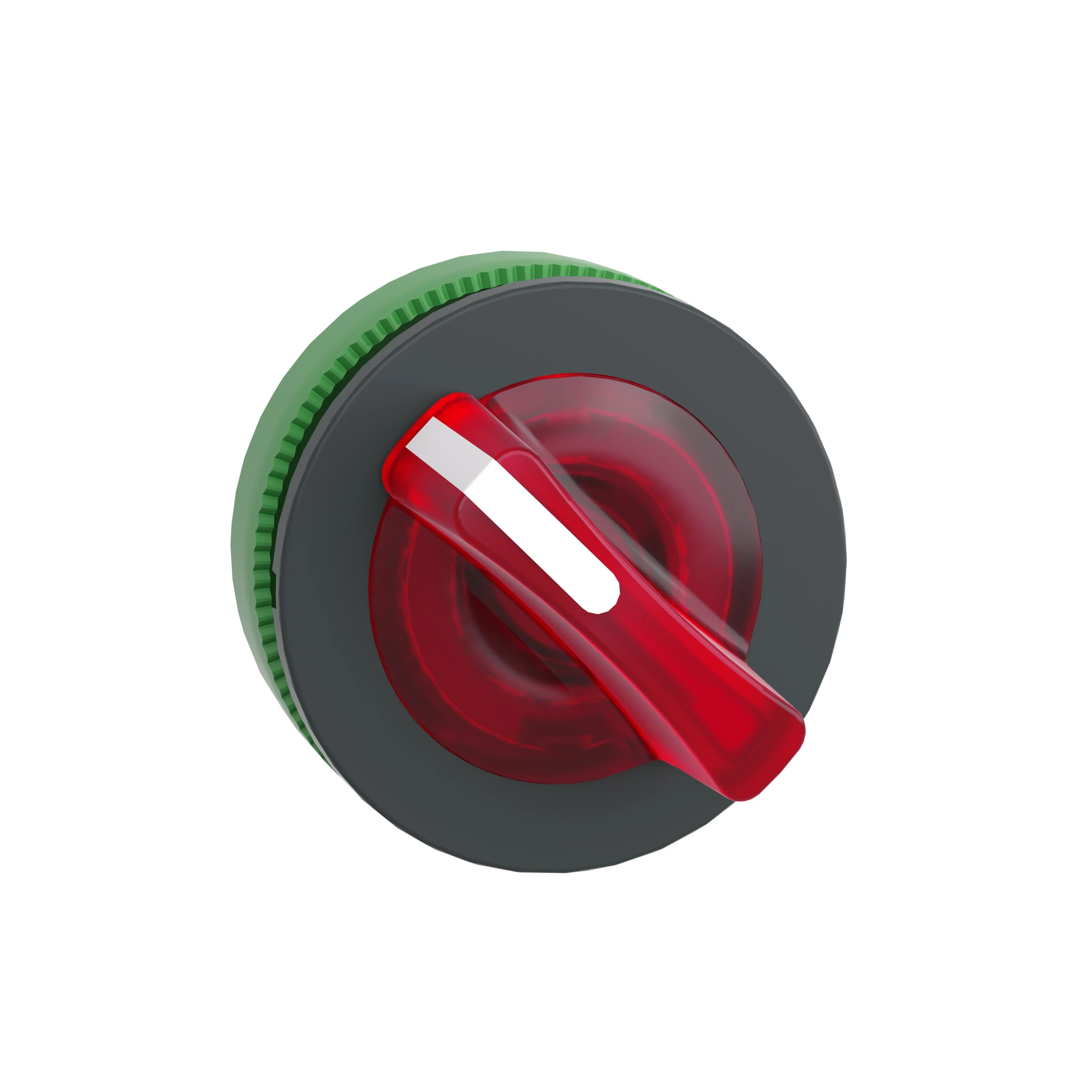Schneider Electric ZB5FK1243 Illuminated Selector Switch, Front Element, Harmony XB5F, Plastic, 30mm, Red, for Universal LED, 2 Positions, Latching (img_002)