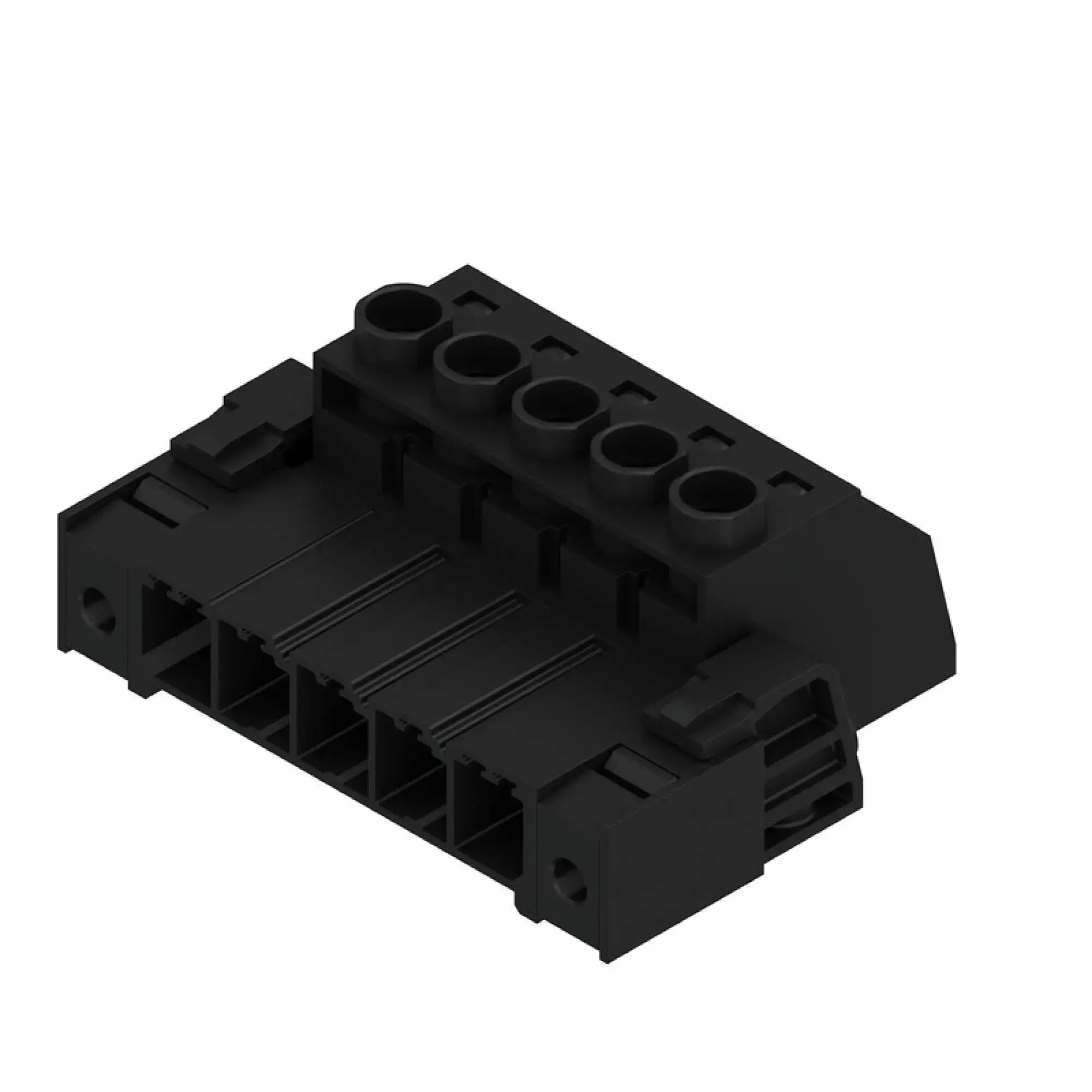 Weidmüller 1931990000 PCB connector (wire connection), 1000 V, 57 A, Pitch in mm: 7.62, 6 mm², Number of poles: 5, Clamping yoke connection, Box (img_001) Weidmüller 1931990000 PCB connector (wire connection), 1000 V, 57 A, Pitch in mm: 7.62, 6 mm², Number of poles: 5, Clamping yoke connection, Box (img_001)