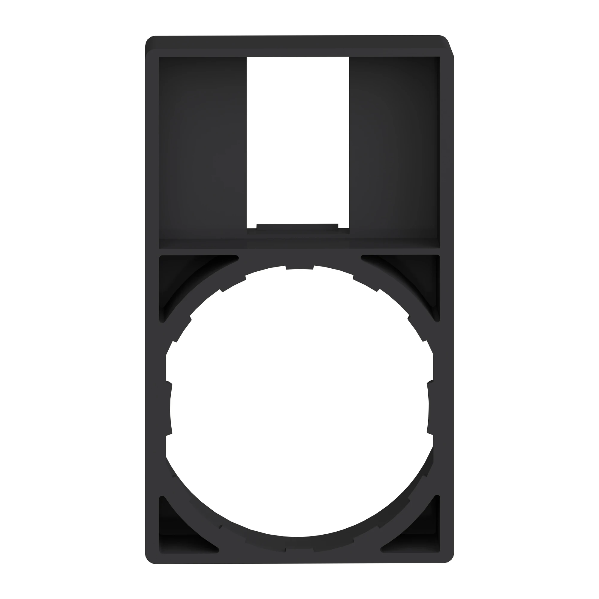 Schneider Electric ZBZ35 Label holder 30x50mm w/o plate, for Ø 22 devices with round front element (img_002) Schneider Electric ZBZ35 Label holder 30x50mm w/o plate, for Ø 22 devices with round front element (img_002)