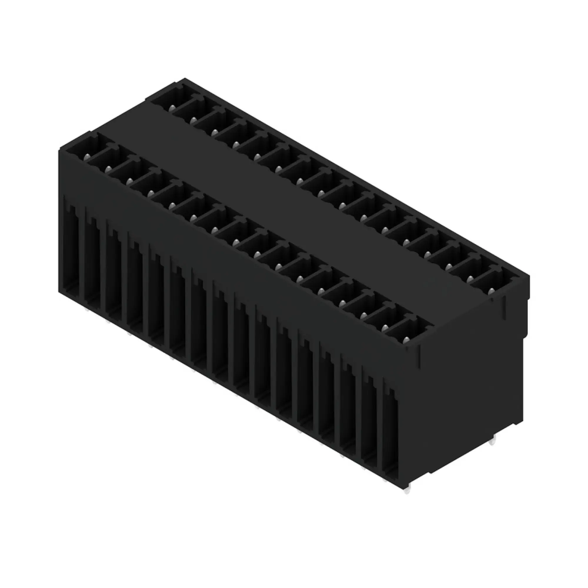 Weidmüller 1031110000 PCB connector (board connection), 160 V, 17.5 A, Pitch in mm: 3.81, Number of poles: 32, THT/THR solder connection, Box (img_001)