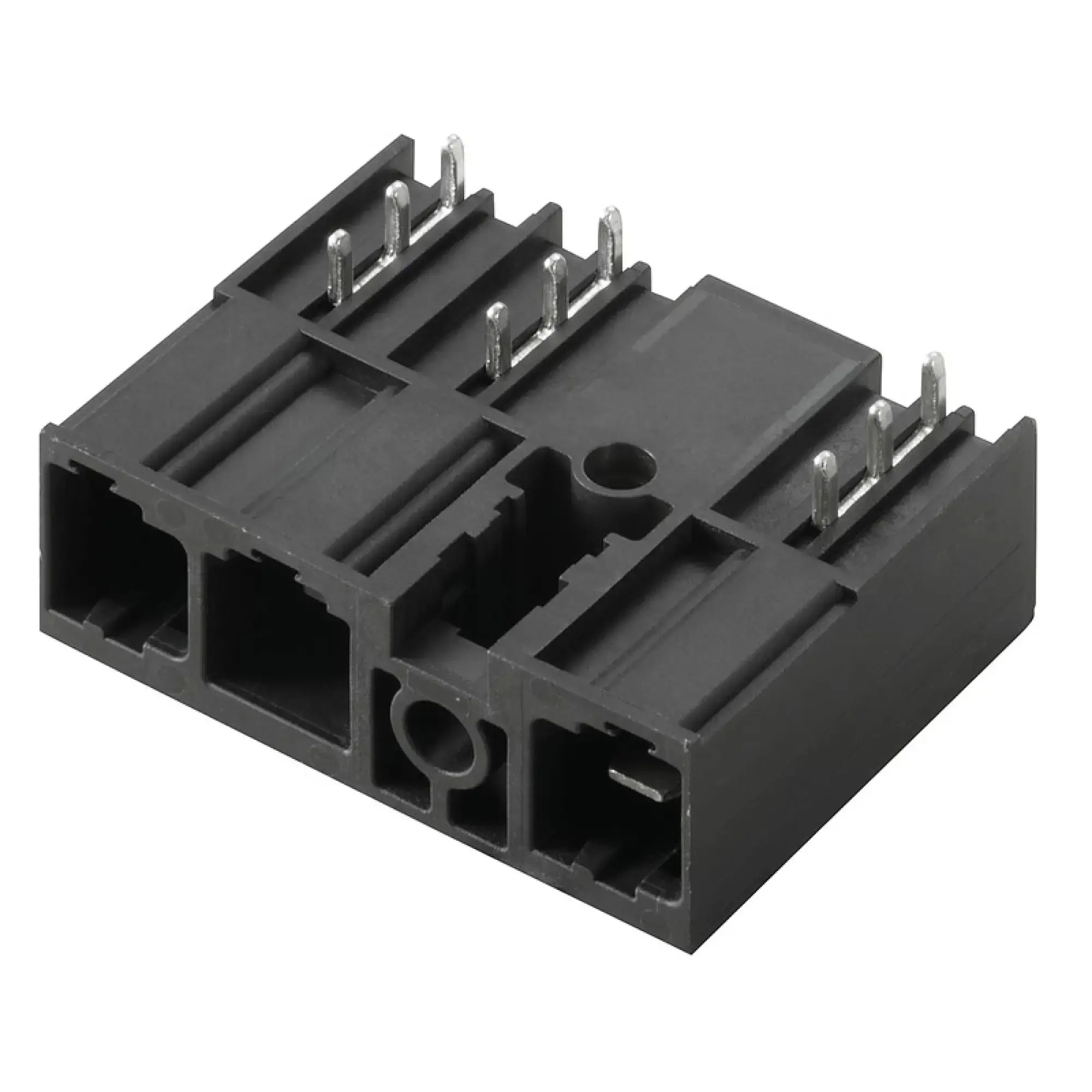 Weidmüller 1157330000 PCB connector (board connection), 1000 V, 78.3 A, Pitch in mm: 10.16, Number of poles: 3, THT solder connection, Box (img_001)