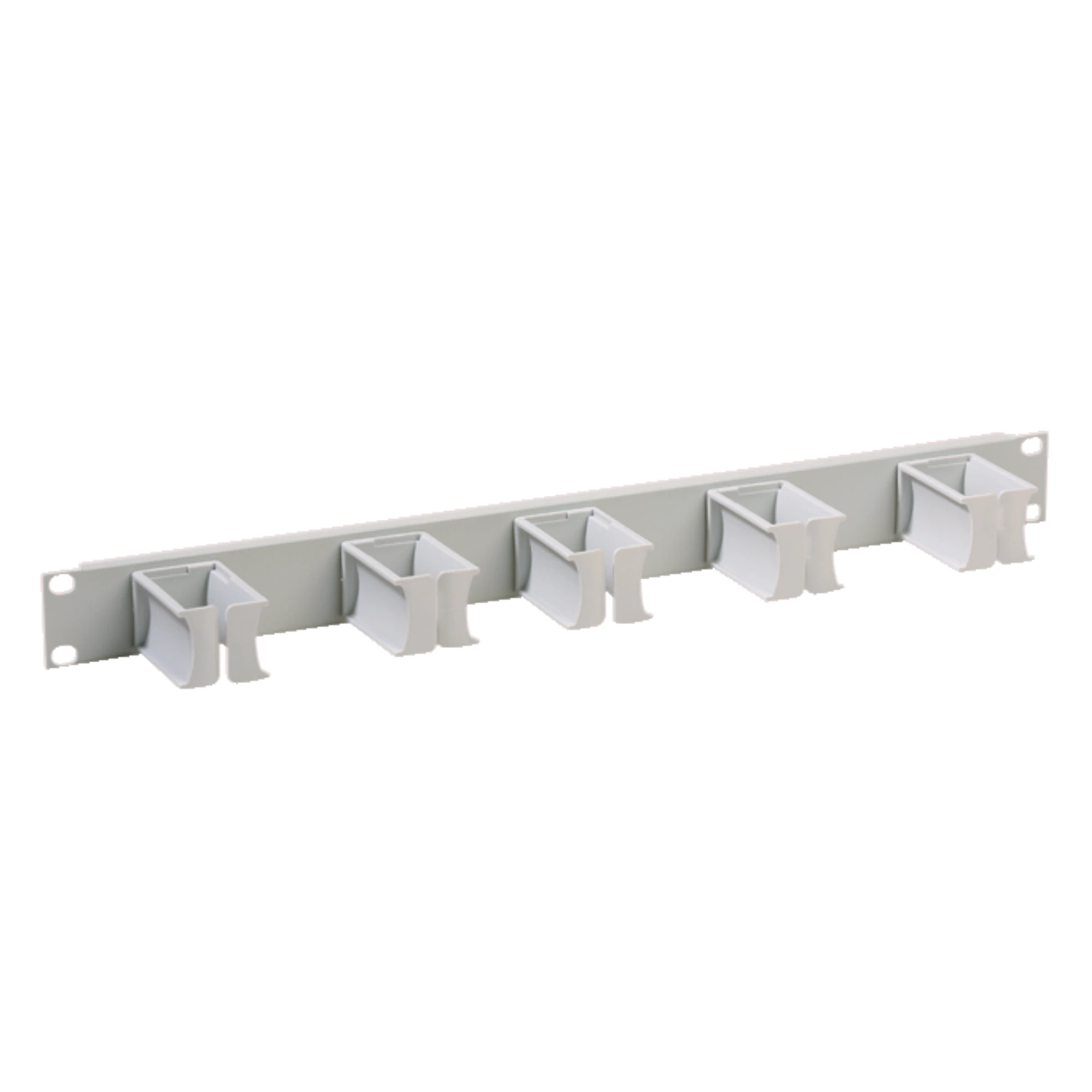 Schneider Electric NSYCRTM1U5GCA Actassi, 19" front panel 1 U with 5 insulating cable guides, RAL7035 (img_001)