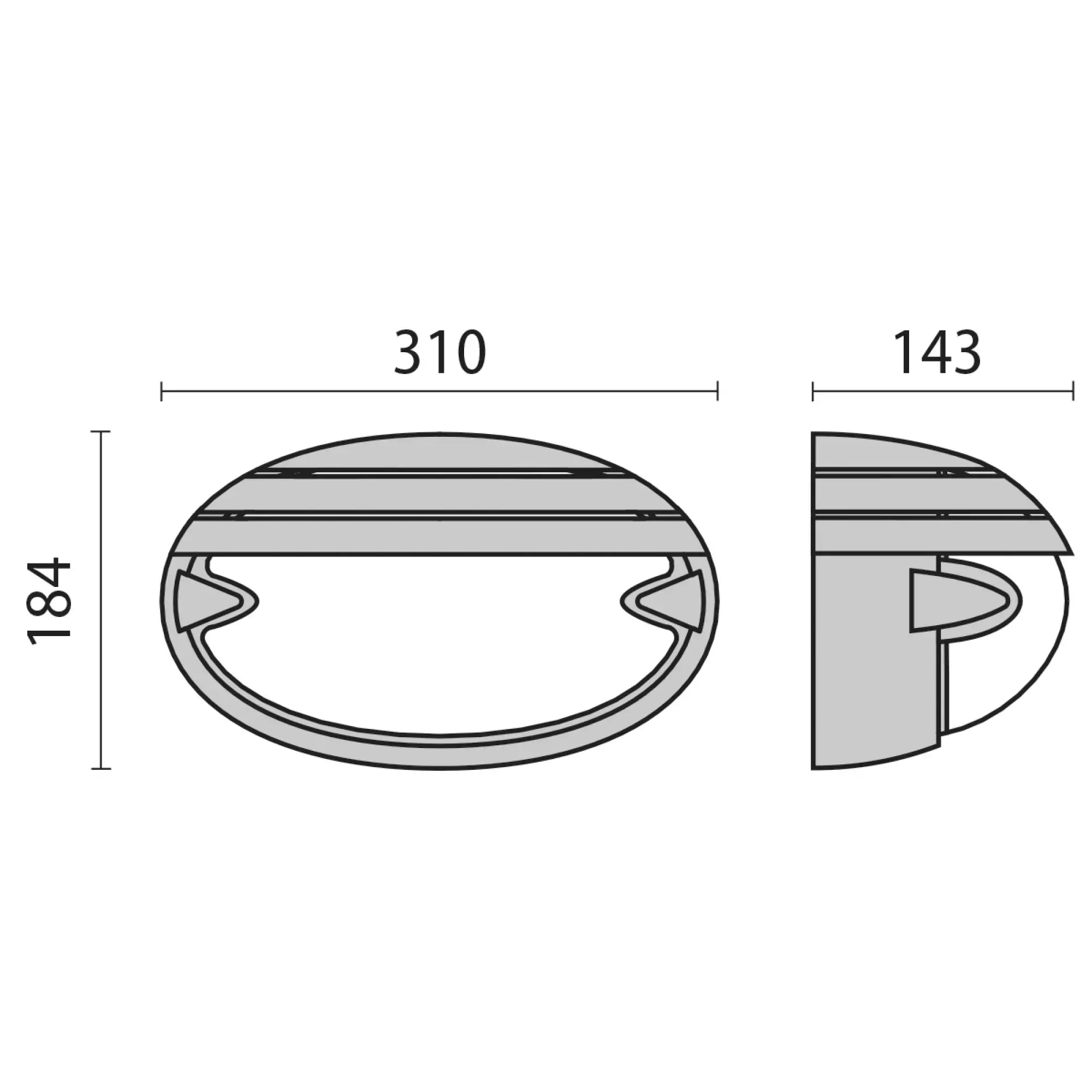 Performance iN Lighting 005787 Wandleuchte 1x30W TC-TSE asymmetrische extrabreite Streuoptik 005787 (img_003)
