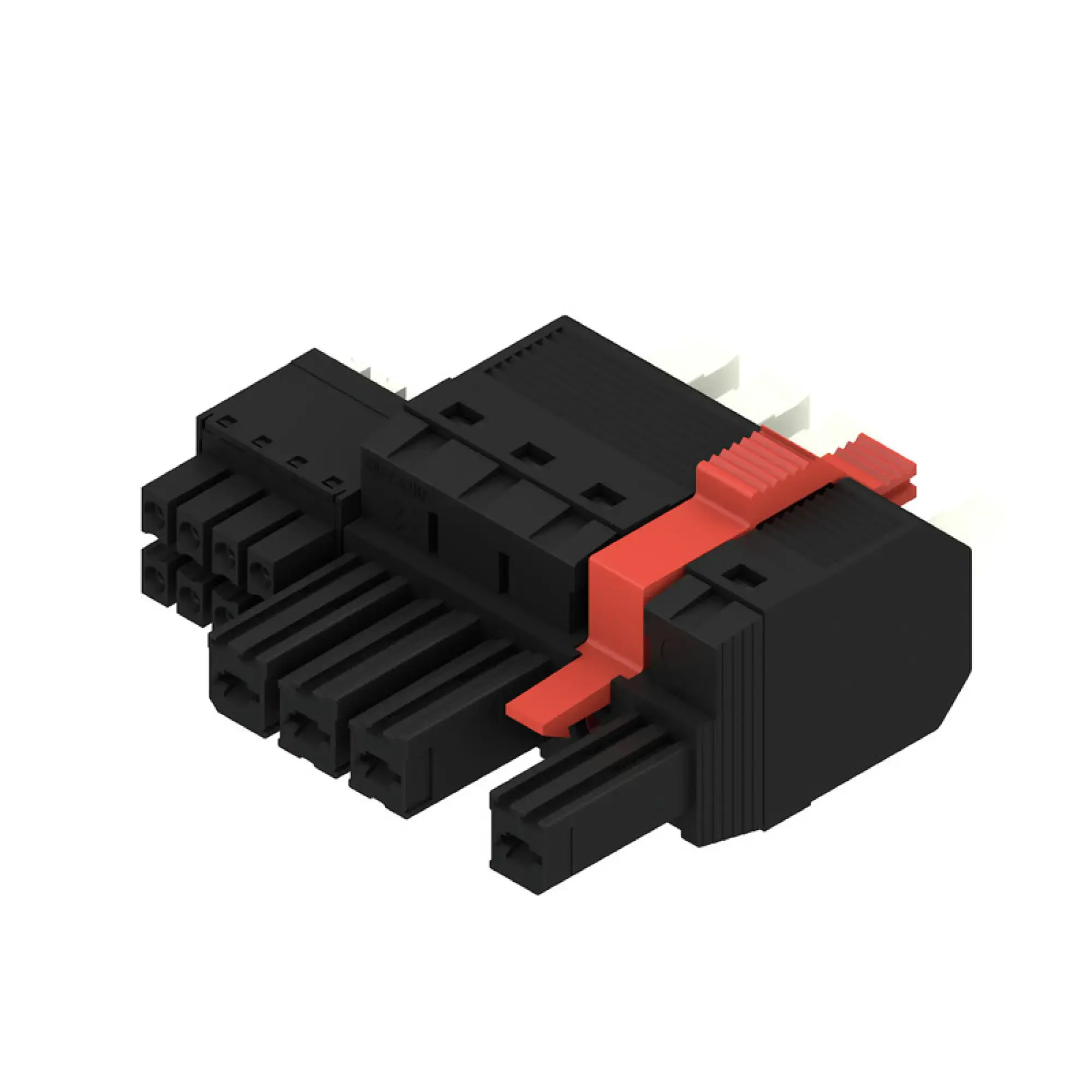 Weidmüller 2628800000 Hybrid connector (wire connection), 7.62 mm, Number of poles: 4, PUSH IN with actuator (img_001)