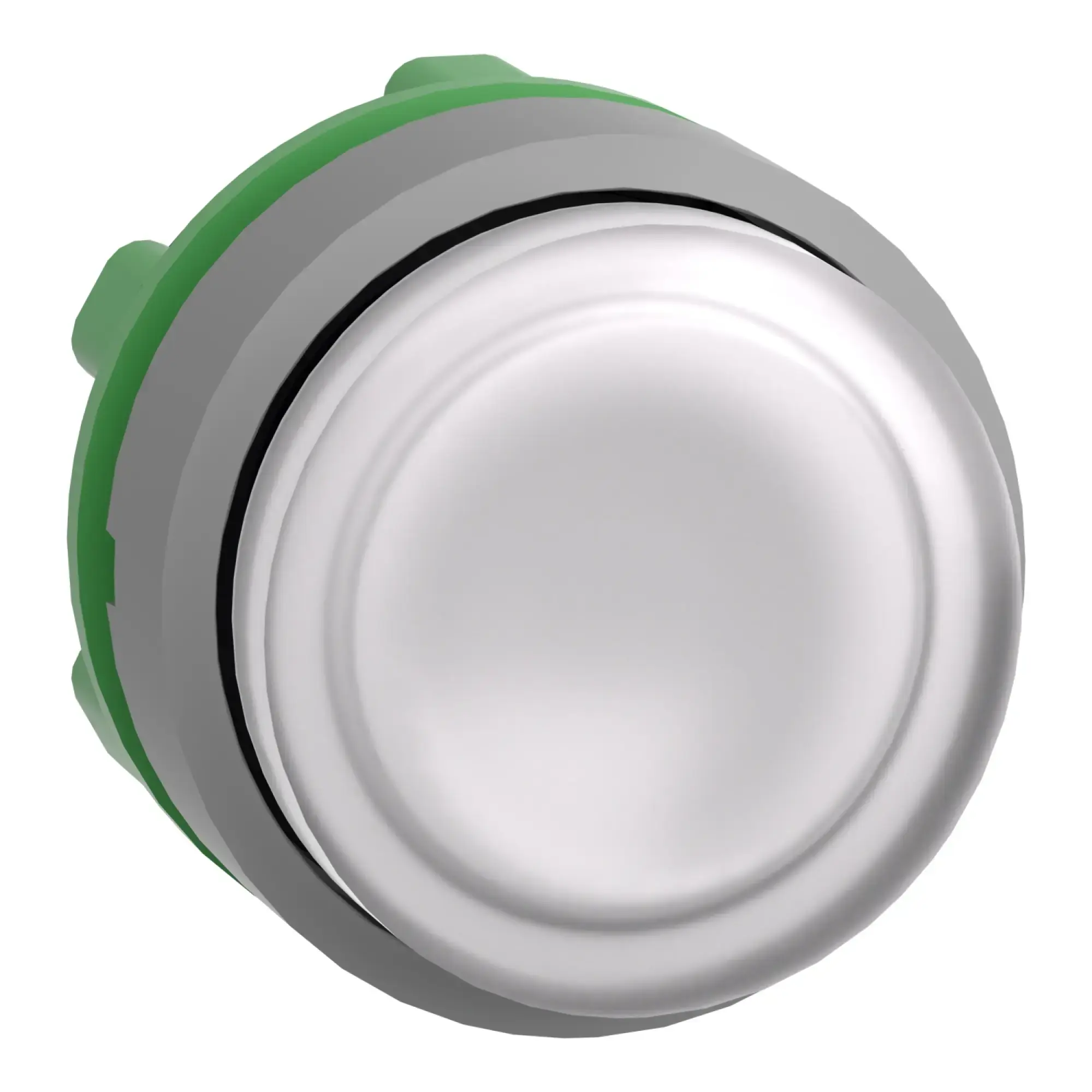 Schneider Electric ZB5AW113C0 Illuminated push-button, front element, Harmony XB5, plastic, 22mm, light grey, white, protruding, for universal LED (img_009)