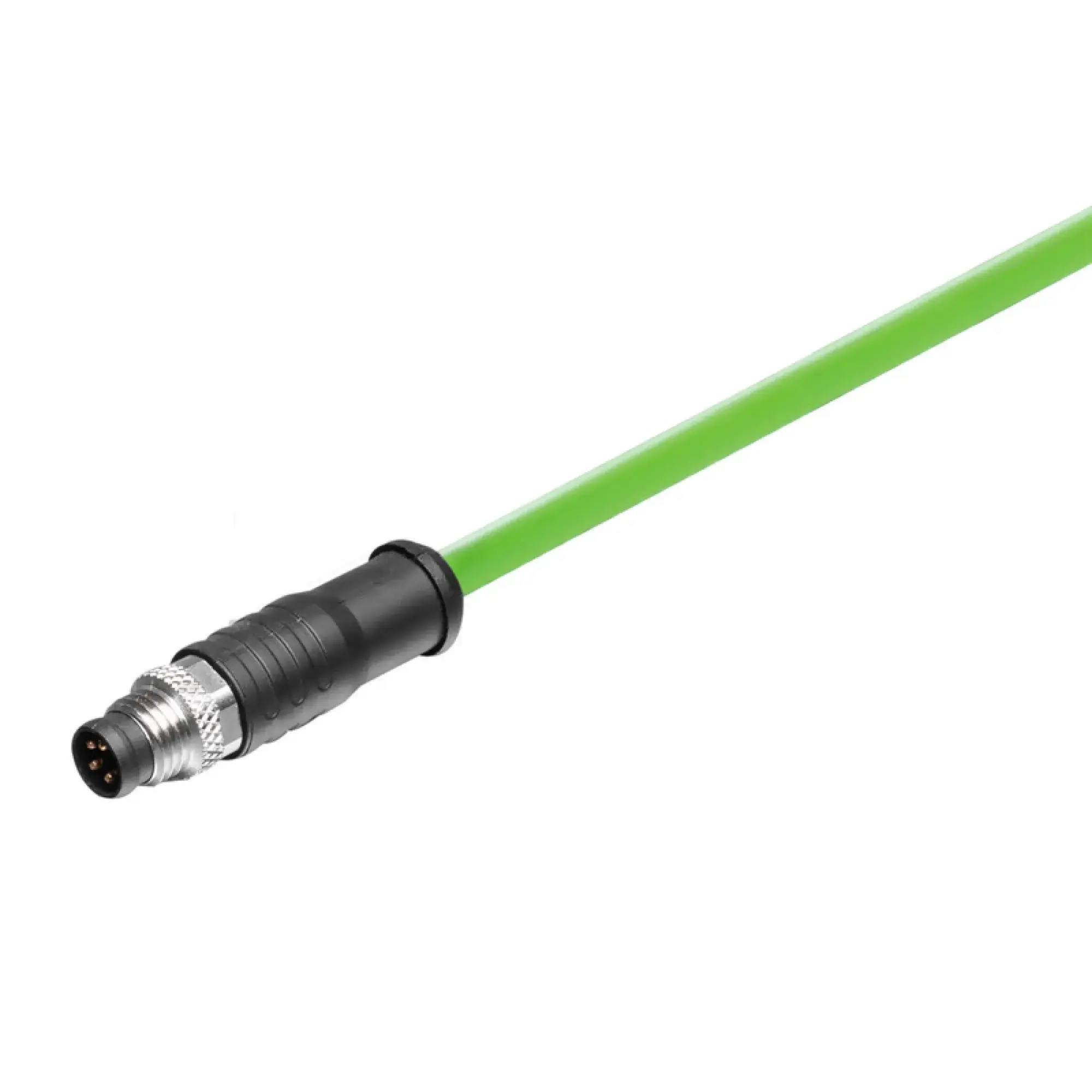 Weidmüller 1160822500 Sensor-actuator Cable, M8, Number of poles: 4, pin, straight, LED: No, Cable length: 25 m SAIL-M8G-4S25UIE (img_001)