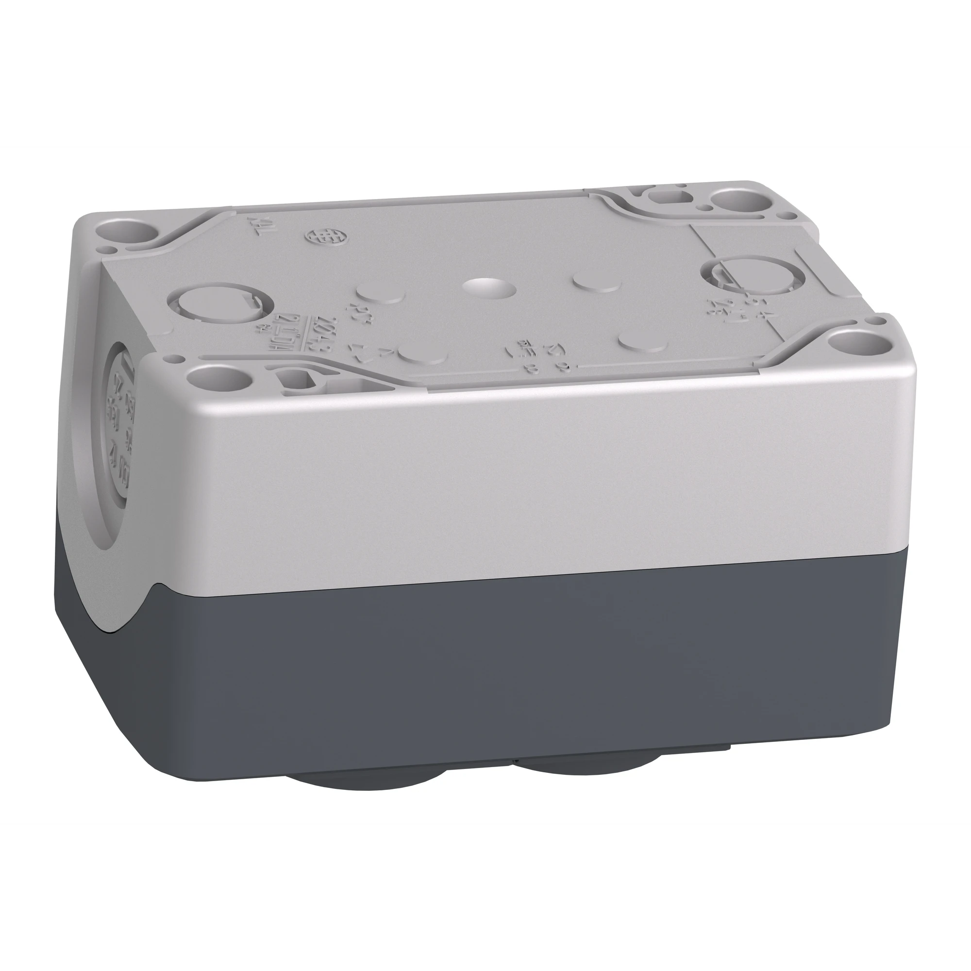 Schneider Electric XALD211H29 Surface-mounted enclosure, Harmony XALD, plastic, dark grey, 2 push-buttons, green, red, START, STOP, 22mm, 1NC+1NO (img_007) Schneider Electric XALD211H29 Surface-mounted enclosure, Harmony XALD, plastic, dark grey, 2 push-buttons, green, red, START, STOP, 22mm, 1NC+1NO (img_007)