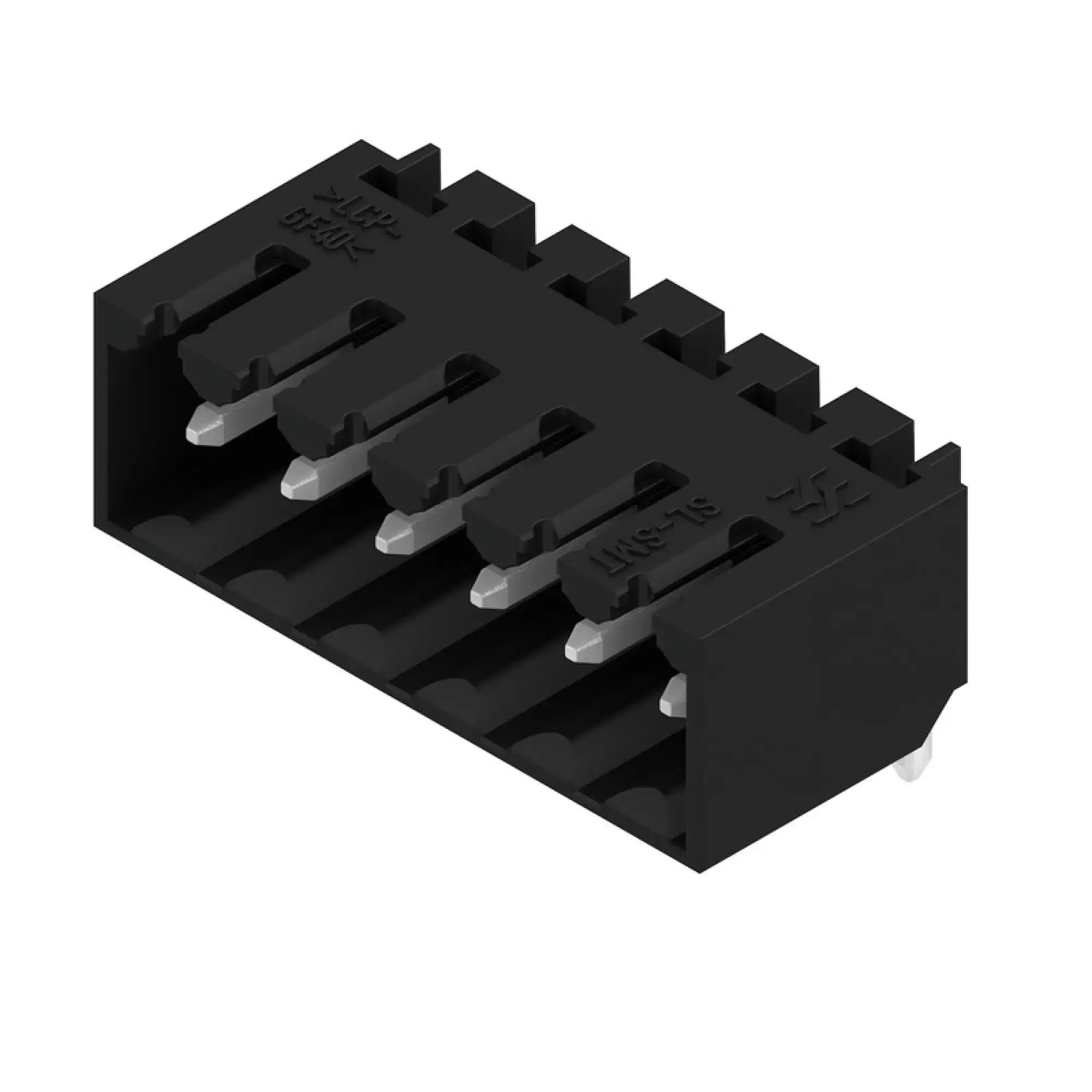 Weidmüller 1272690000 PCB connector (board connection), 160 V, 15 A, Pitch in mm: 3.50, Number of poles: 6, THT/THR solder connection, Tape (img_001)